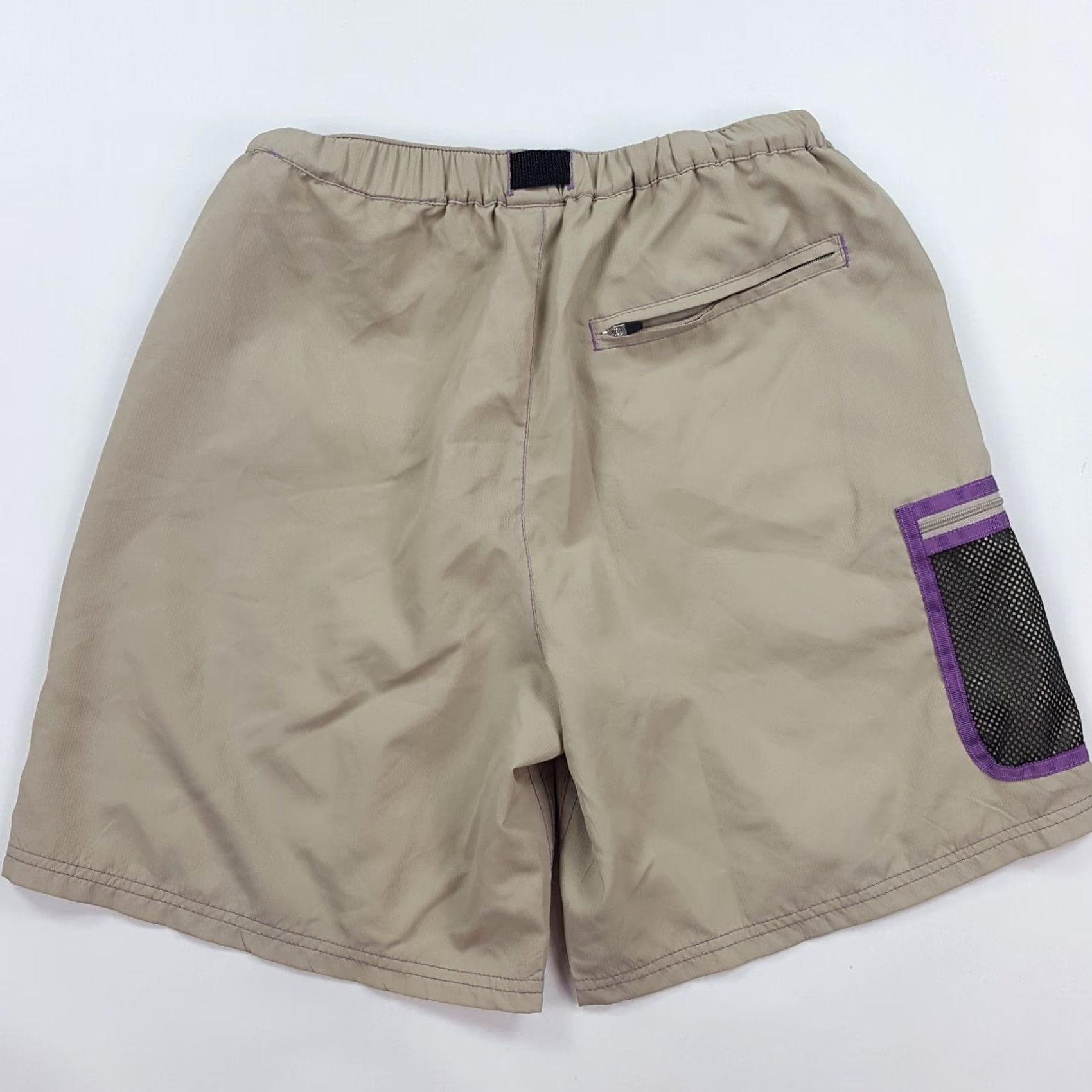 Huf VINTAGE HUF Skateboarding Streetwear Women's S Beige Khaki Outdoor Shorts Hiking Shirt Size 28" / US 6 / IT 42 - 6 Thumbnail