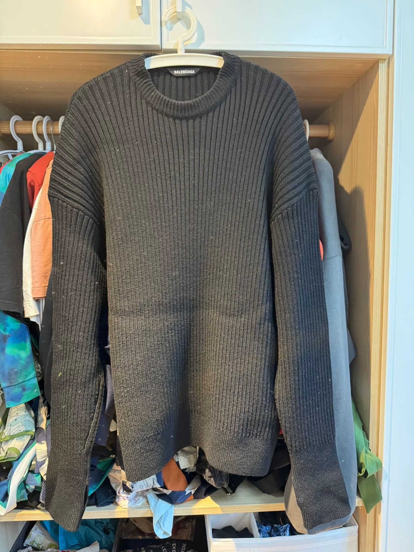 Balenciaga balenciaga knitted sweater in size xs Size US XS / EU 42 / 0 - 1 Thumbnail