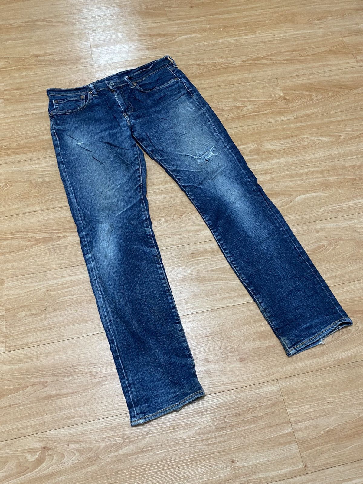 Levi's × Vintage Vintage Levis 511 denim distressed Size US 35 - 4 Thumbnail