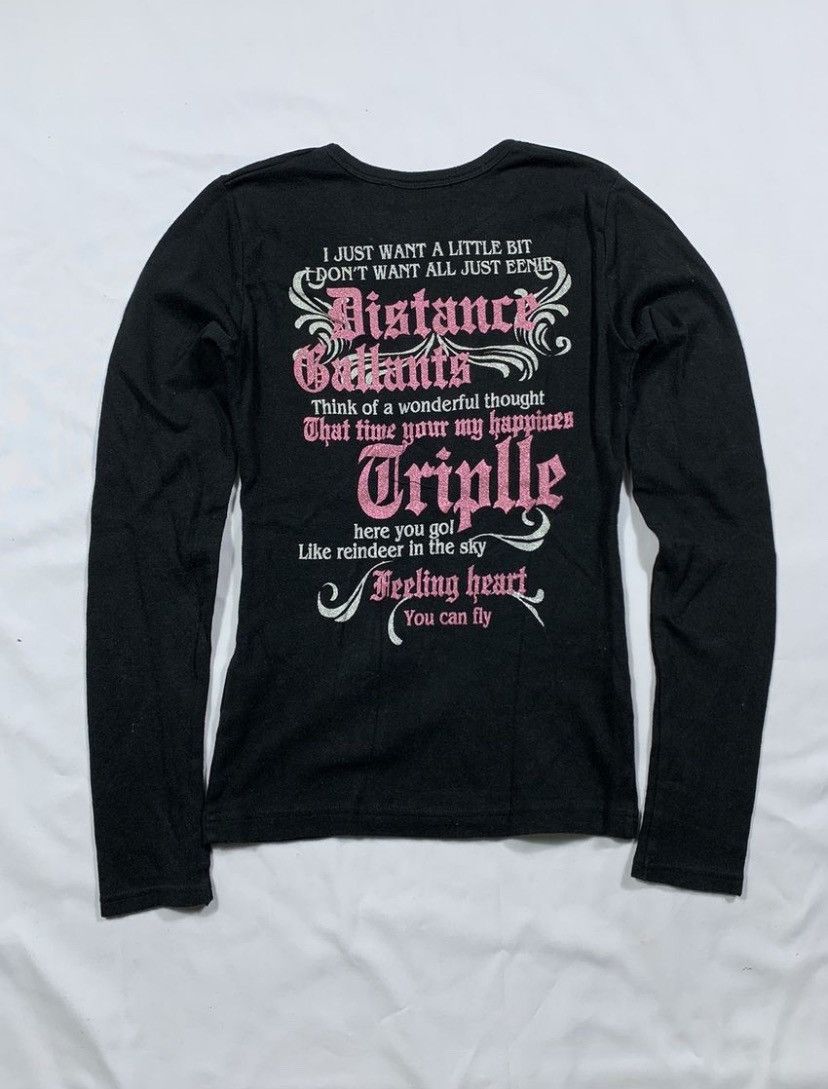 Japanese Brand Japanese Peaces Star And Lover Punk Ifsix Style longsleeve Size US S / EU 44-46 / 1 - 1 Thumbnail
