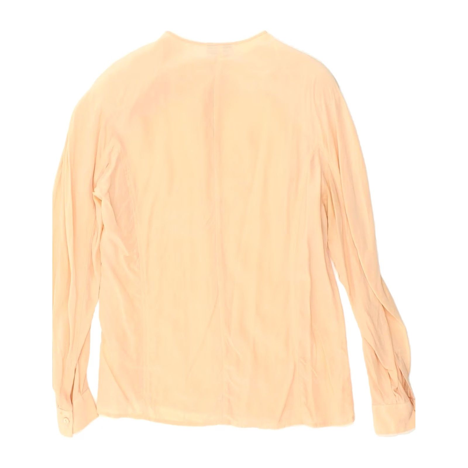 Les Copains LES COPAINS Womens Shirt Blouse Large Beige AW06 UK 14 Size L / US 10 / IT 46 - 2 Thumbnail