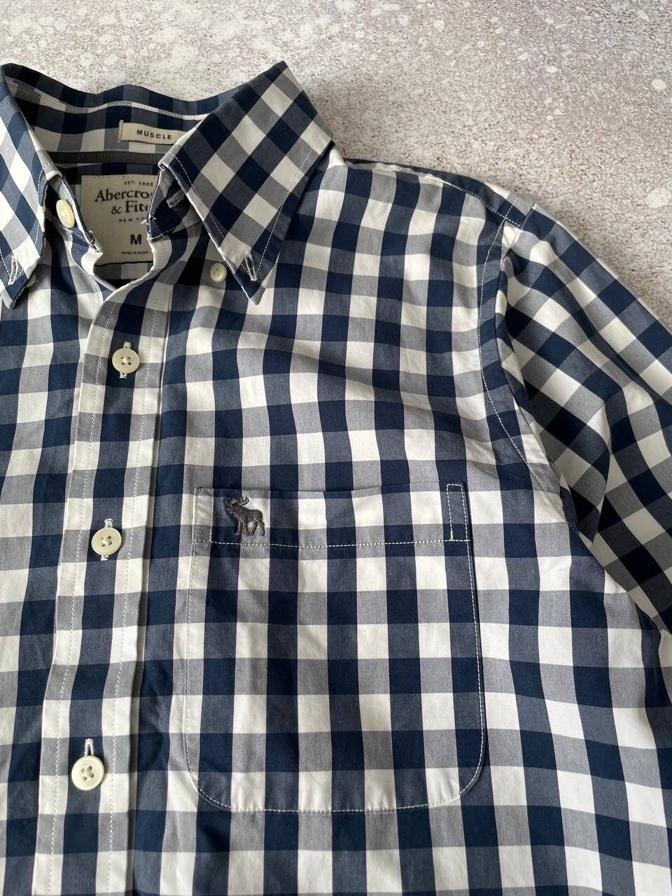 Abercrombie & Fitch × If Six Was Nine × Vintage Vintage Abercrombie & Fitch Shirts Patchwork Logo Y2K Rare Size US M / EU 48-50 / 2 - 3 Thumbnail