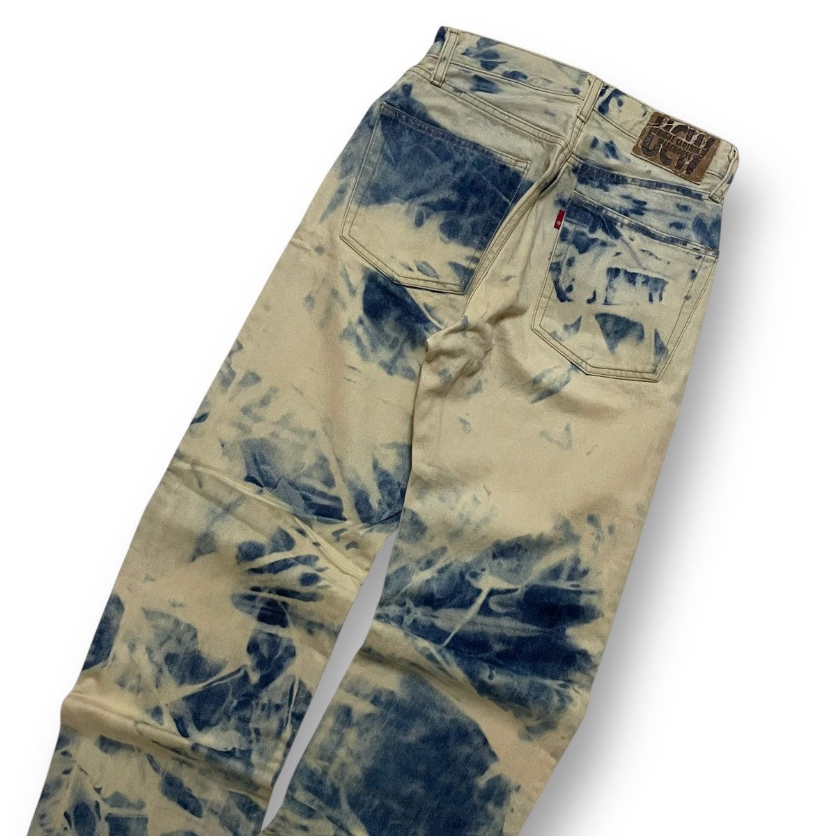 If Six Was Nine ORIGINAL SELVEDGE WAREHOUSE ACID WASH RARE RAW DENIM (28×43) Size US 28 / EU 44 - 11 Thumbnail