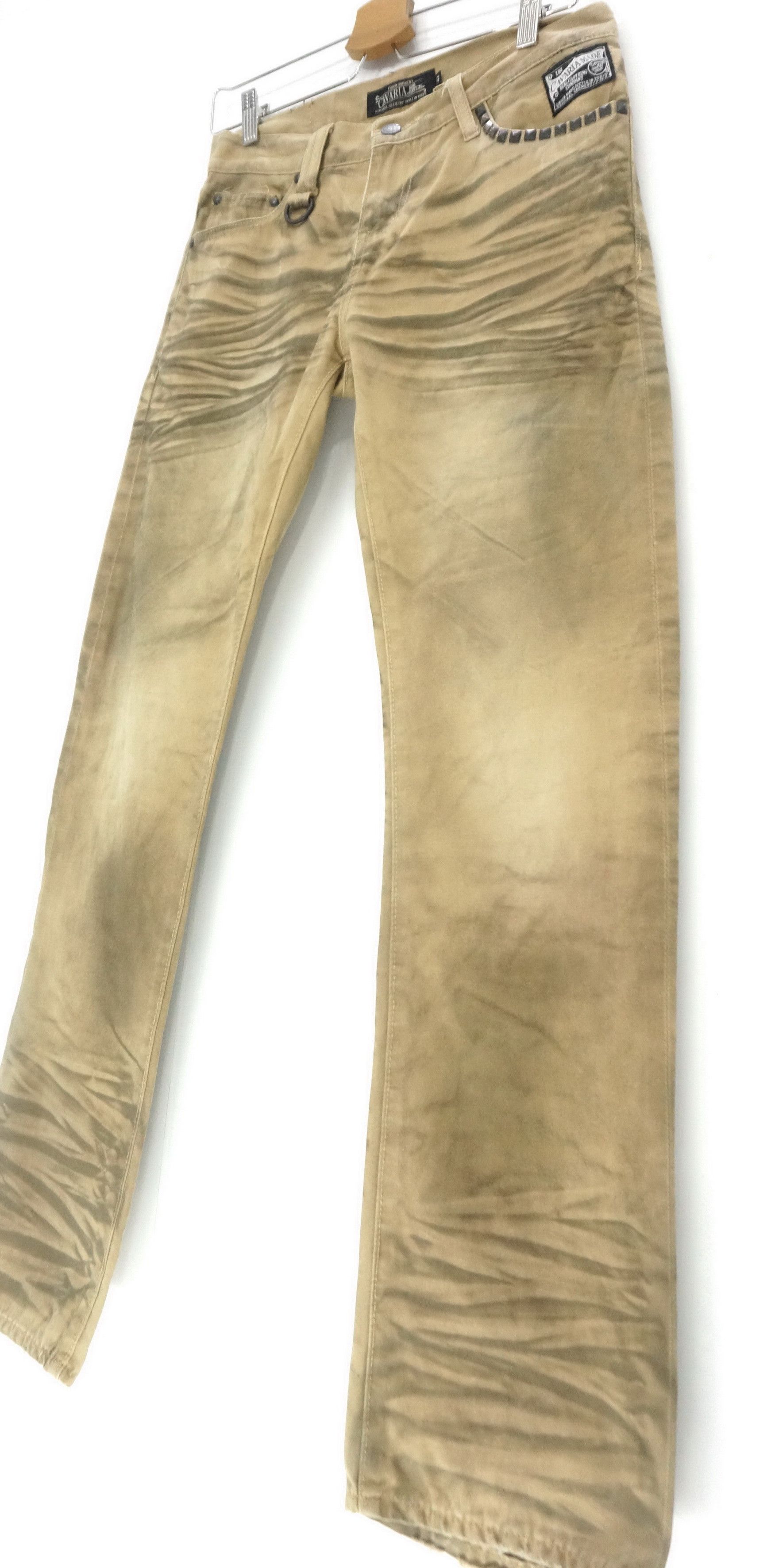Hysteric Glamour Cavaria Japan Charcoal Wash Studded Pants Size US 29 - 3 Thumbnail