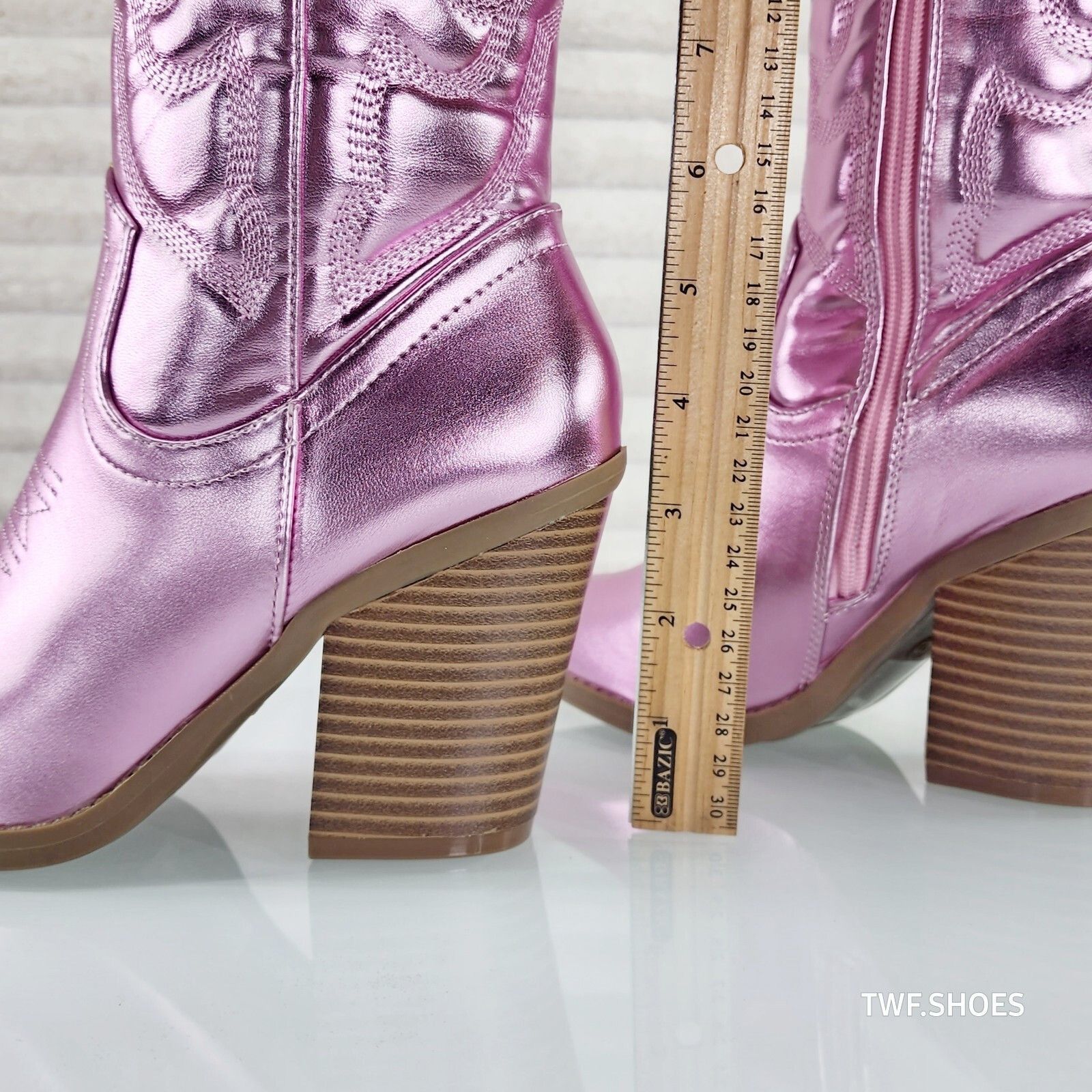 Other Electric Cowboy Metallic Matte Western Knee High Cowgirl Boo Size US 6 / IT 36 - 8 Thumbnail