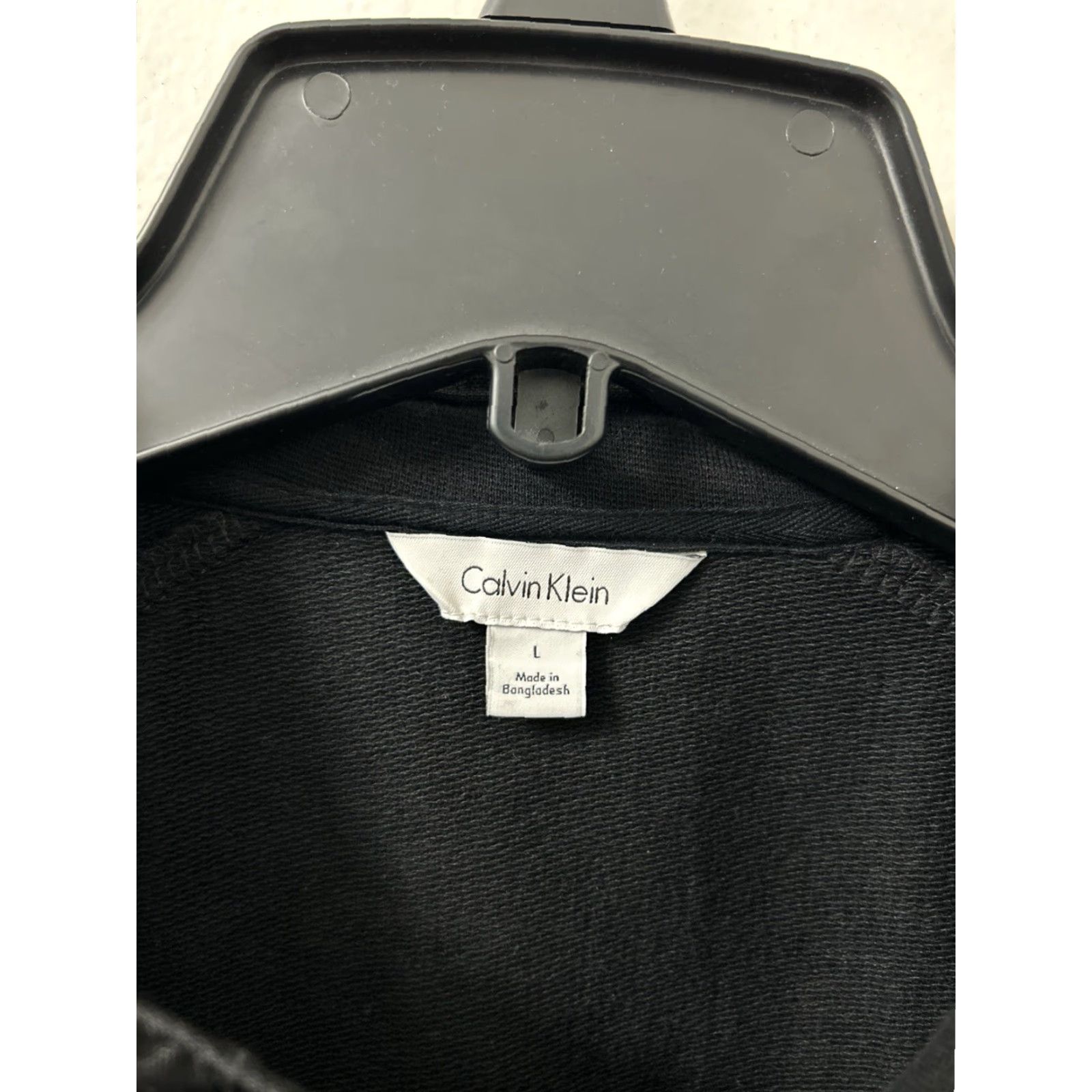 Calvin Klein Calvin Klein Jacket Mens Size L Black Full Zip Bomber Pockets Long Sleeve Regular Fit Size US L / EU 52-54 / 3 - 5 Thumbnail