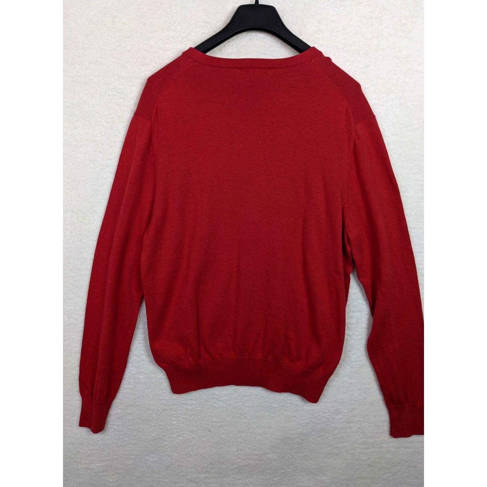 Brooks Brothers Brooks Brothers SUPIMA COTTON Crew Neck Mens Slim V-Neck Sweater XL Red Size US XL / EU 56 / 4 - 5 Thumbnail