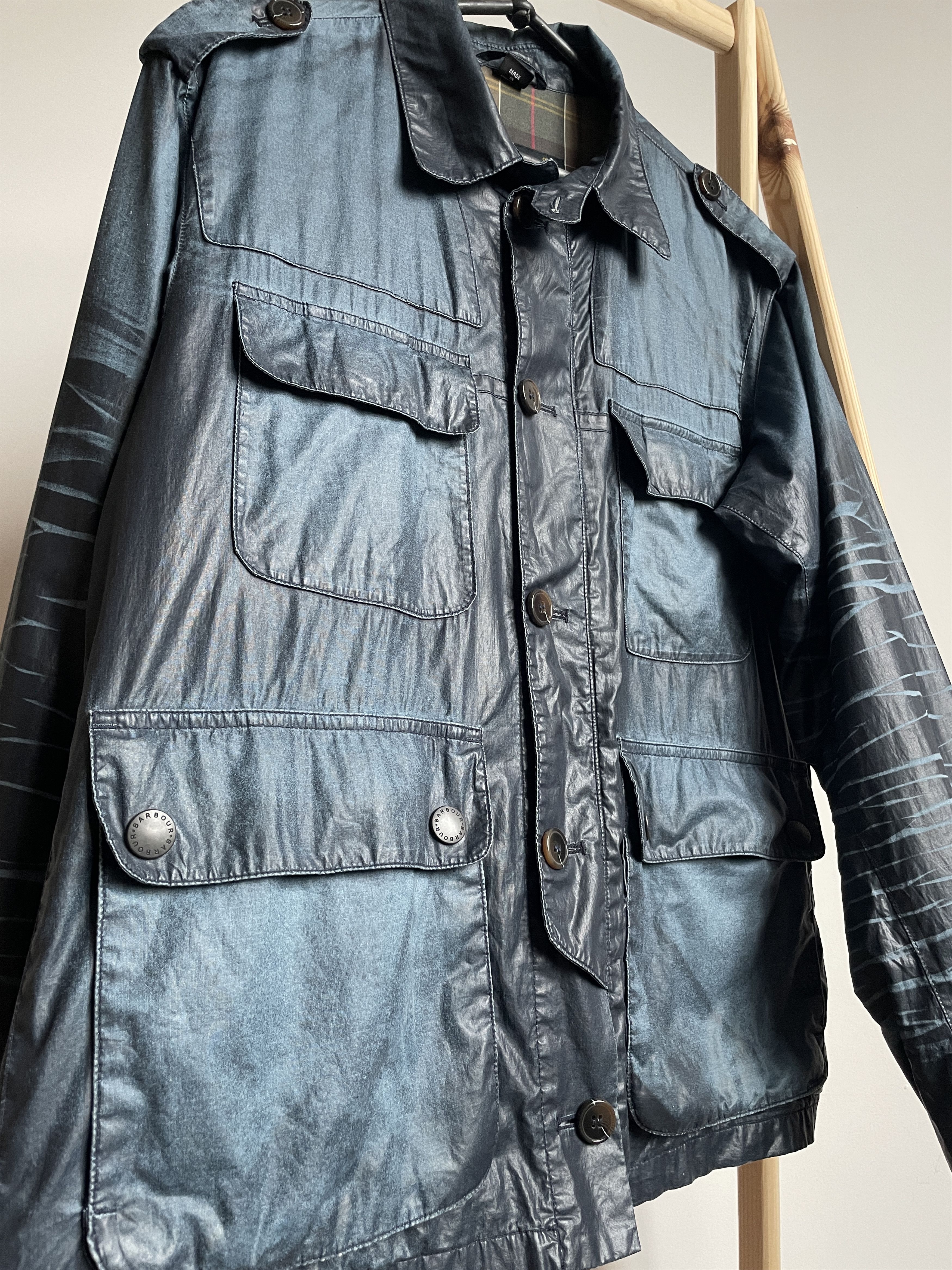 Barbour Barbour Savanah Oilskin Jacket Size M Size US M / EU 48-50 / 2 - 6 Thumbnail
