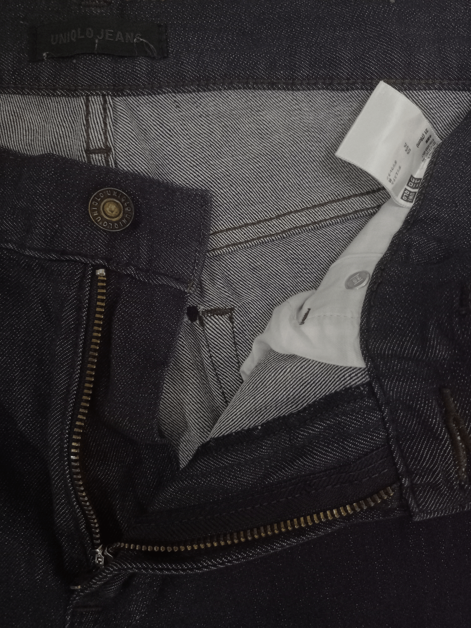 Japanese Brand × Uniqlo Vintage Japanese Uniqlo Black Pleated Denim Pants 31x32 Size US 31 - 5 Thumbnail