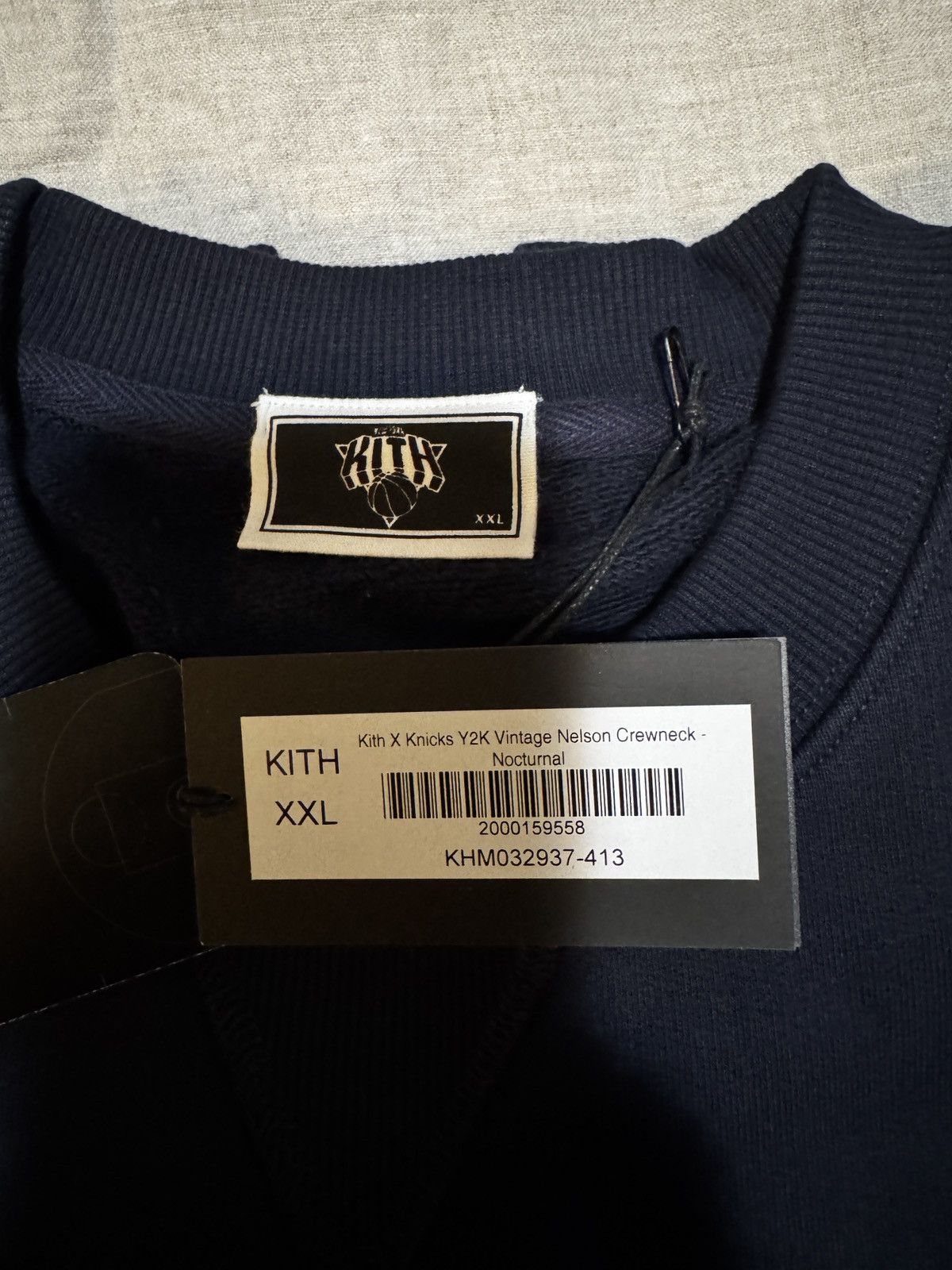 Kith × NBA Kith knicks y2k vintage nelson crewneck - Nocturnal Size US XXL / EU 58 / 5 - 5 Thumbnail