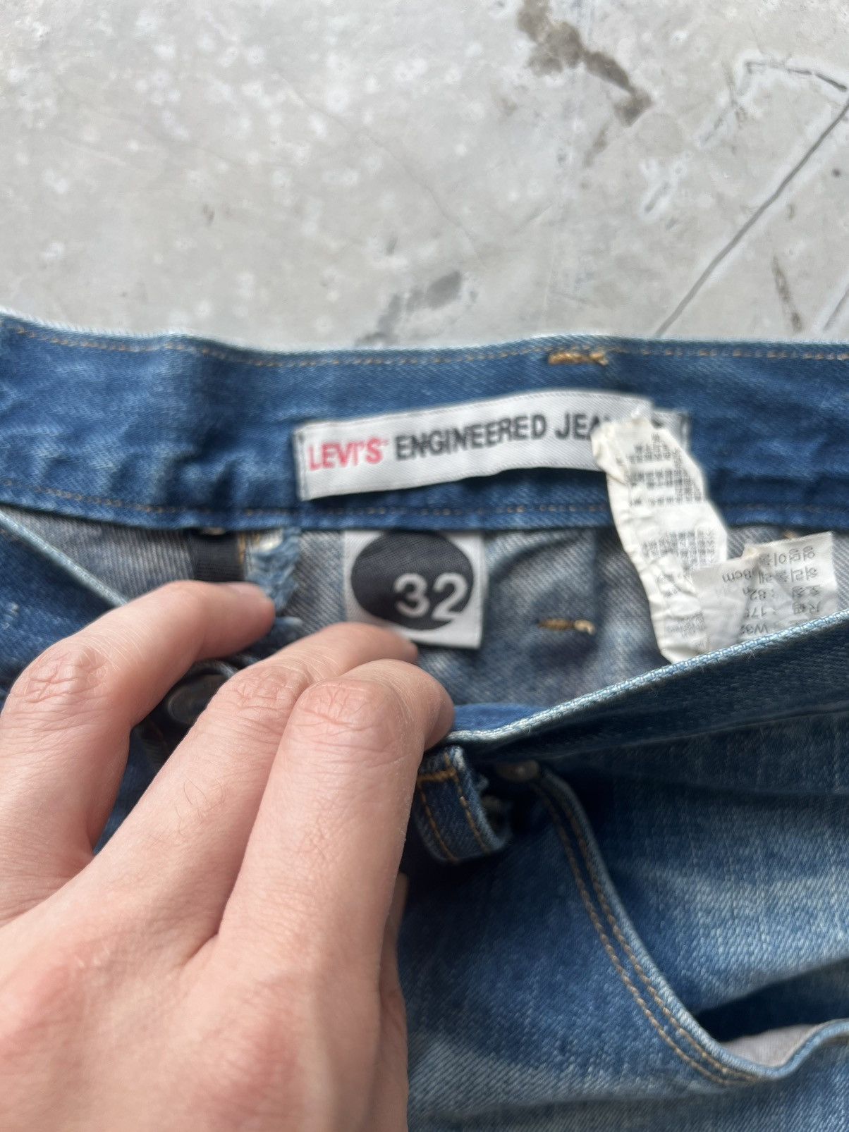 Levi's Levis Engineered Jeans Buckleback Tag W32 Actual 33x26 Size US 32 / EU 48 - 4 Thumbnail