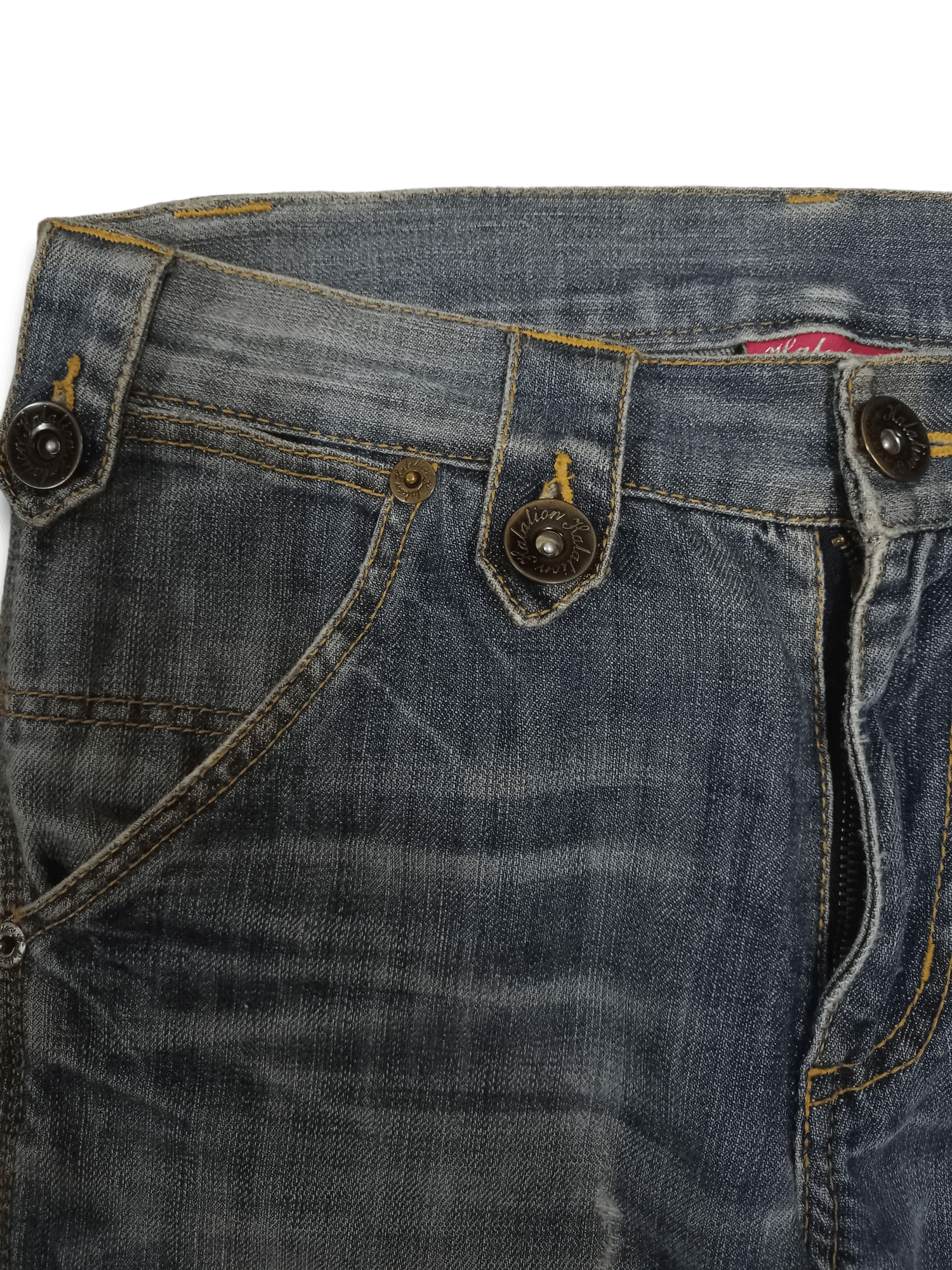 Japanese Brand Vintage Japanese Brand Buckle Back Loose Carpenter Pants Size US 30 / EU 46 - 6 Thumbnail