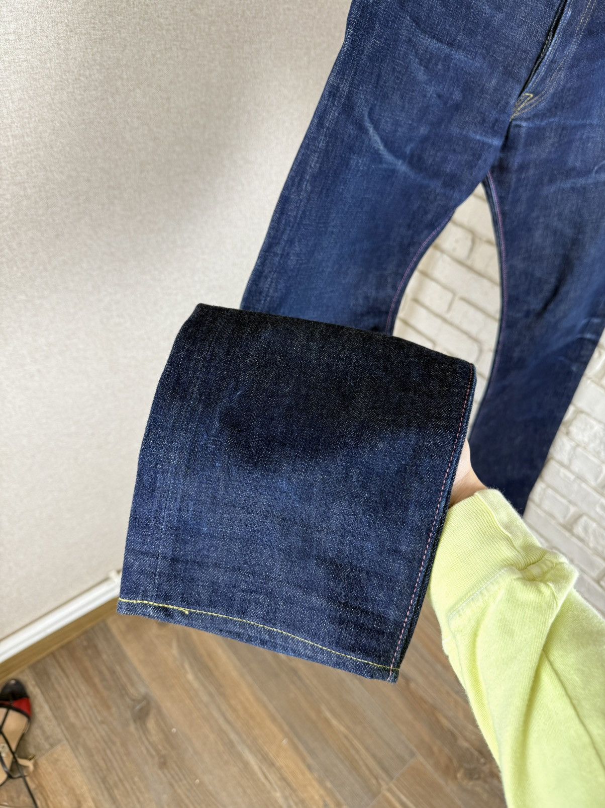Momotaro Jeans Momotaro Japan Old Blue Indigo Zimbabwe Cotton 0605-C Pant Size US 32 / EU 48 - 4 Thumbnail