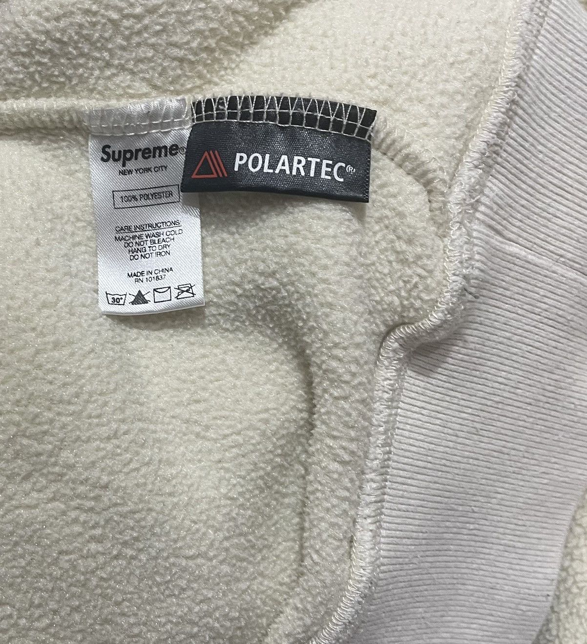 Polartec × Supreme Supreme x Polartec Beige Hoodie (FW18) Size US L / EU 52-54 / 3 - 6 Thumbnail