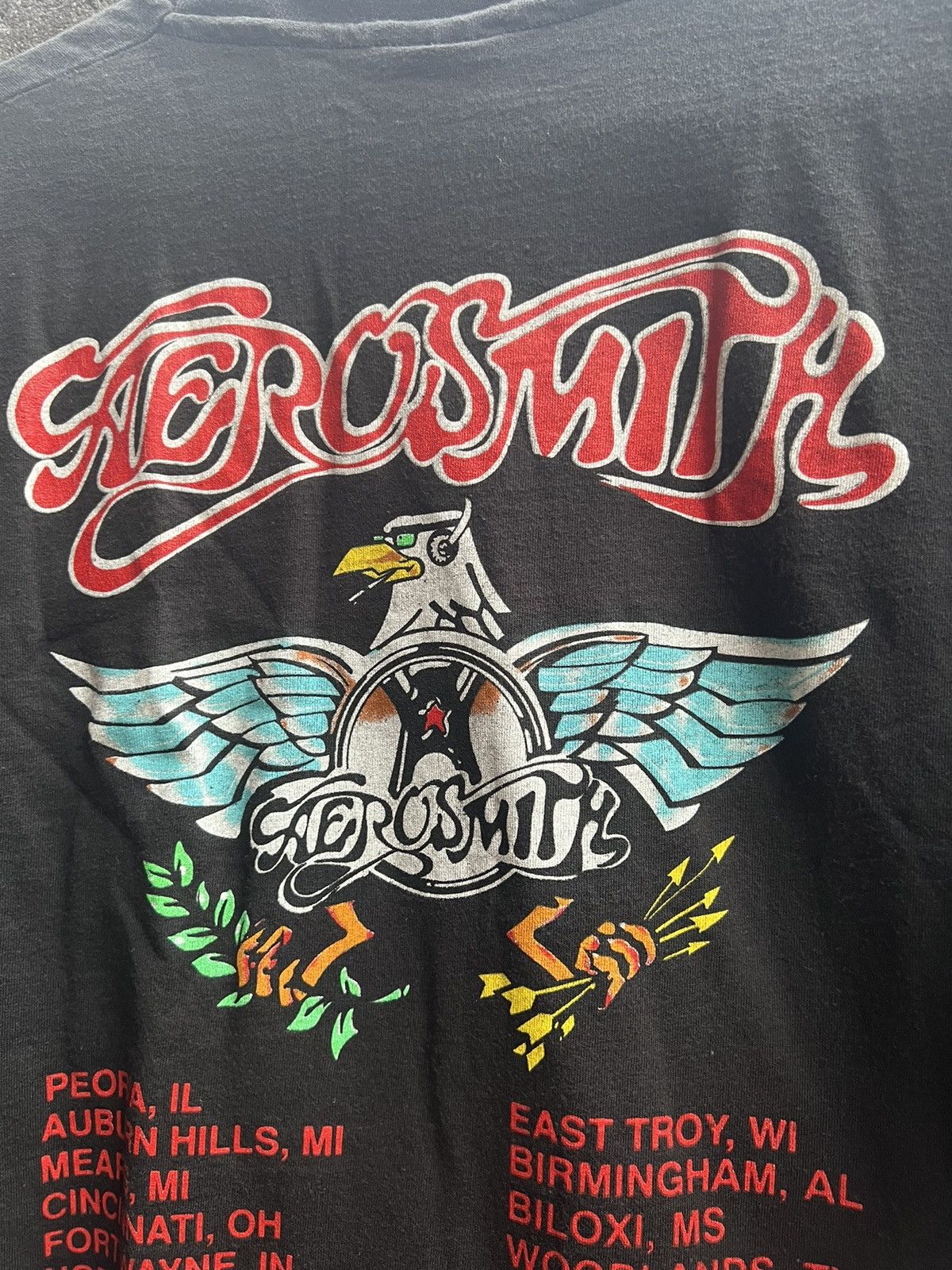 Vintage Aerosmith shirt 90s Size US M / EU 48-50 / 2 - 8 Thumbnail