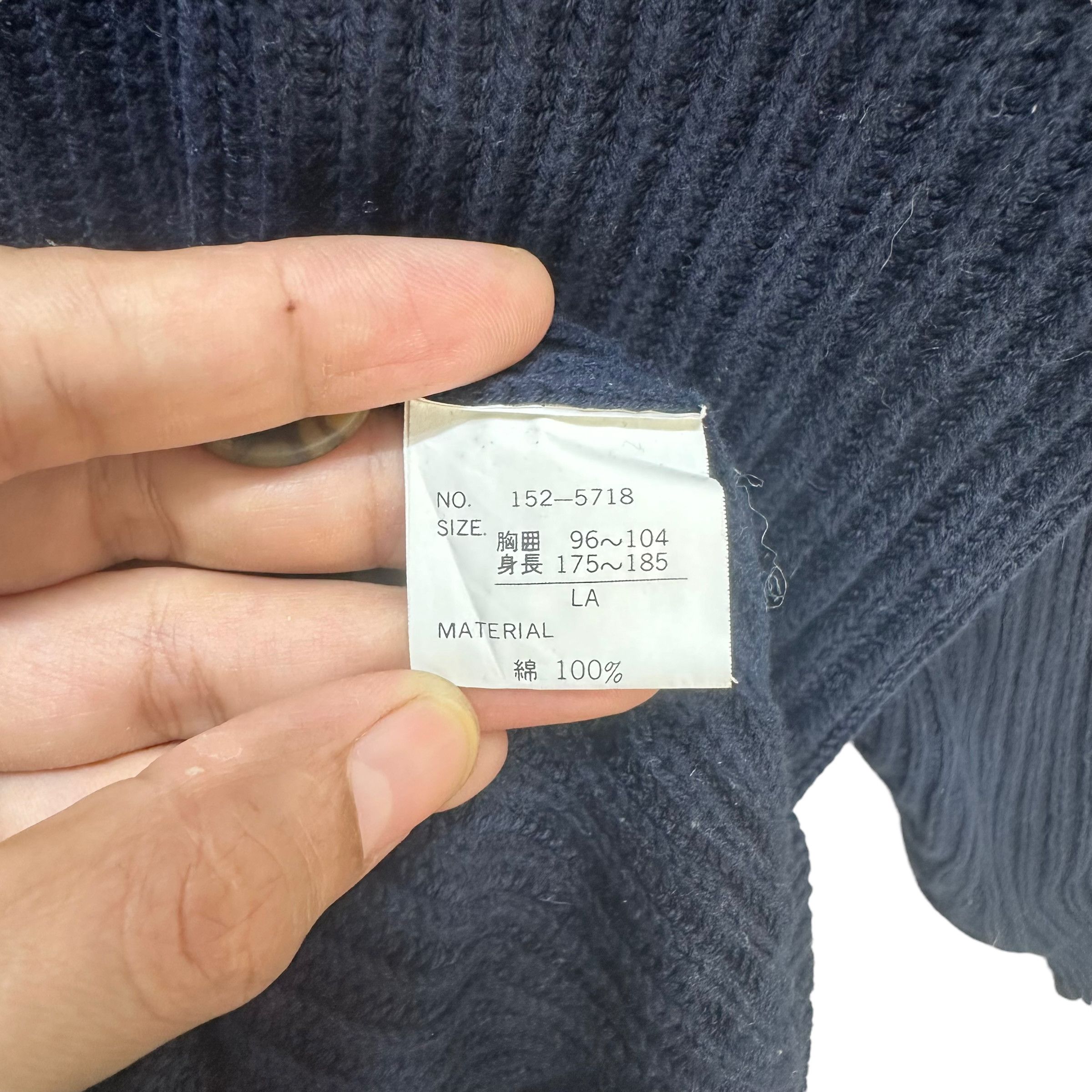 Japanese Brand P.P.C AG LOGO KNITTED CARDIGAN #8616-017 Size US L / EU 52-54 / 3 - 7 Thumbnail