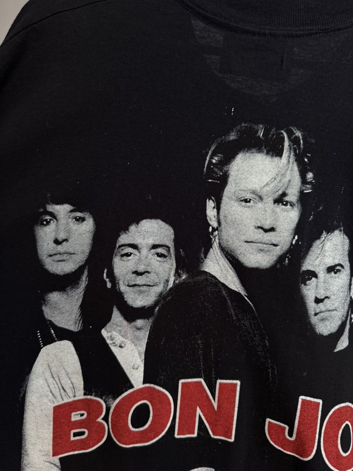 Band Tees Bon Jovi 1999 Vintage 90s Overprinted T Shirt Tee Band Tees Size US XL / EU 56 / 4 - 12 Thumbnail