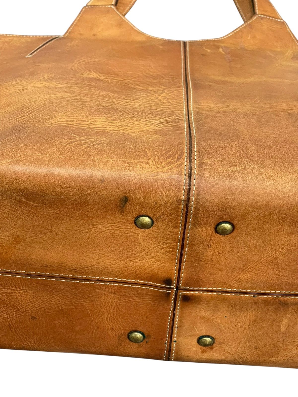 Genuine Leather Full Leather Patina Dakota Japan Tote Bag 1🟩8 Size ONE SIZE - 14 Thumbnail