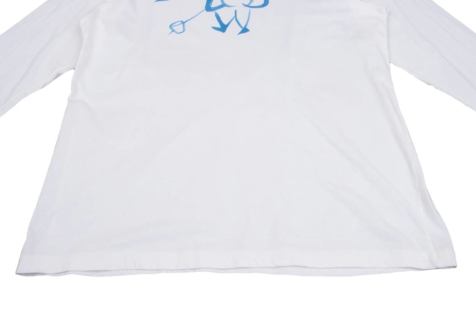 Yohji Yamamoto Yohji Yamamoto Drawing Print T-shirt White Blue Size US M / EU 48-50 / 2 - 10 Thumbnail