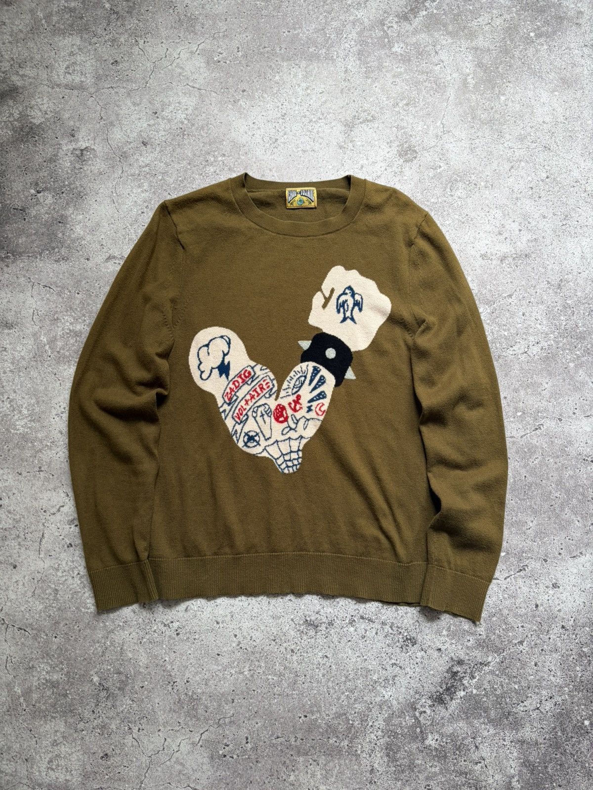 Zadig & Voltaire Zadig & Voltaire Olive Arm Printed Paris Top Blouse Size US M / EU 48-50 / 2 - 1 Thumbnail