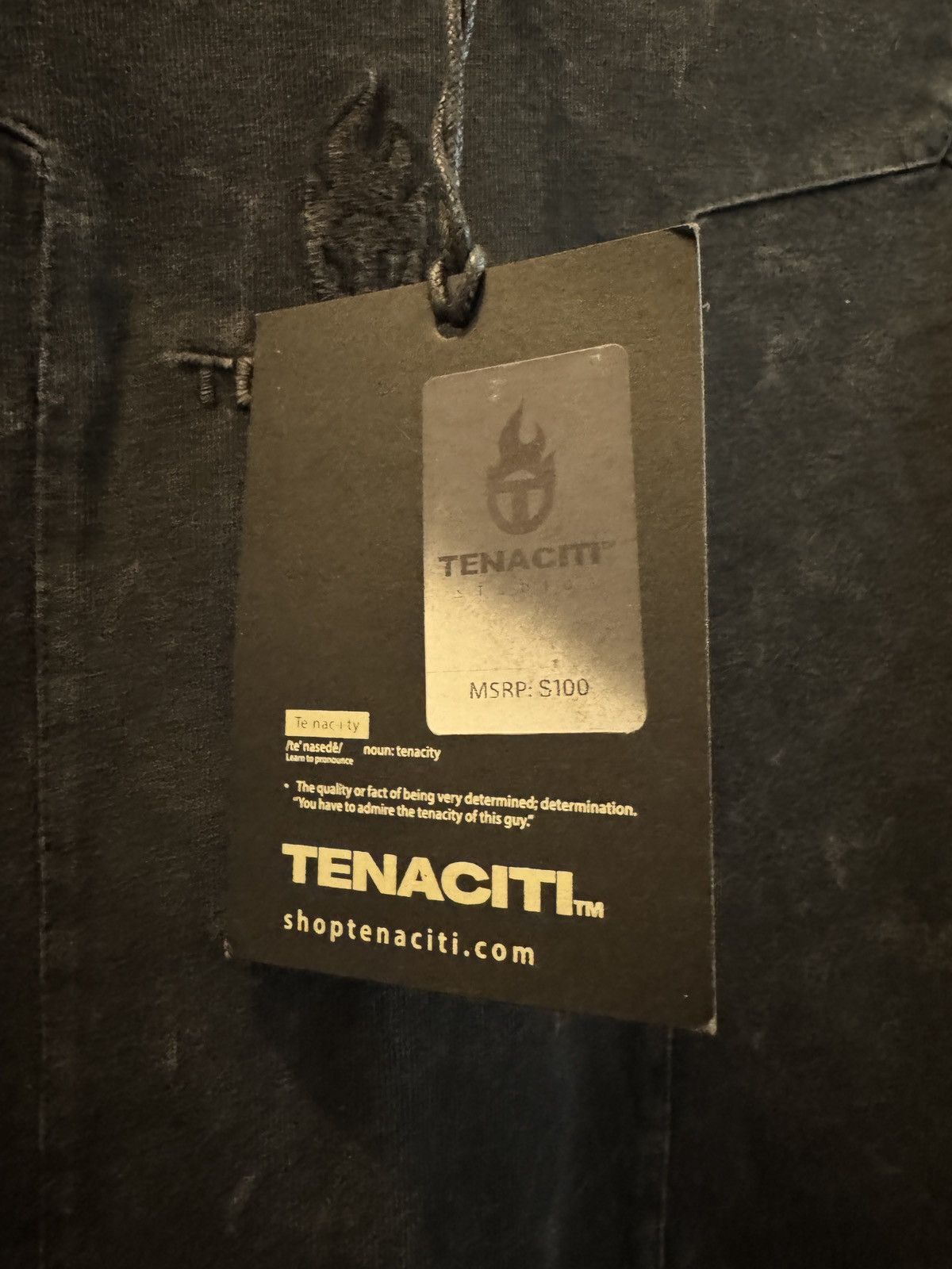 Other Tenaciti 789 Tuffbreed Street Aesthetic Black Tee Size US S / EU 44-46 / 1 - 3 Thumbnail