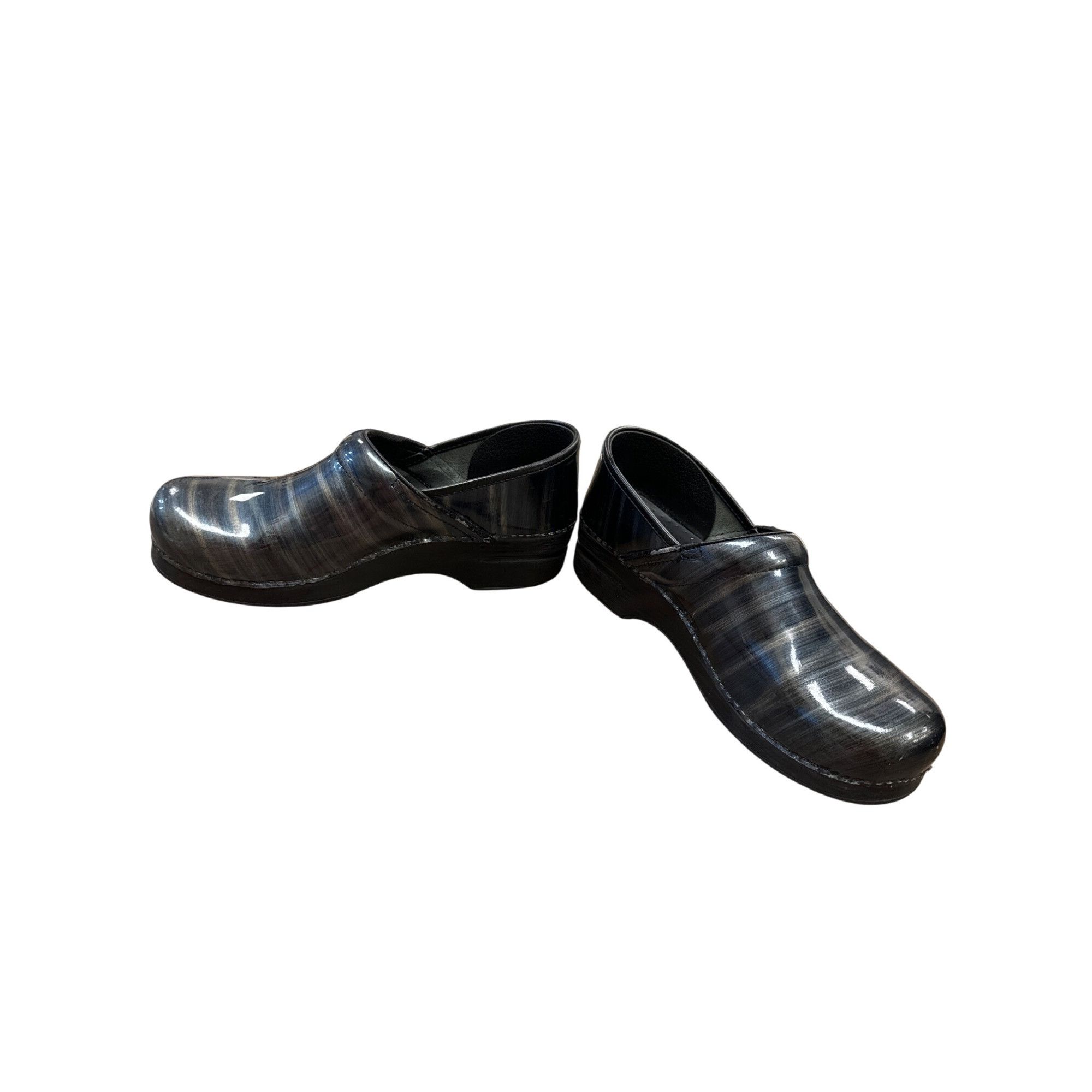 Dansko Dansko Womens Blue Gray Clogs Size 10 Comfort Slip-Ons SKU 6 Size US 10 / IT 40 - 7 Thumbnail