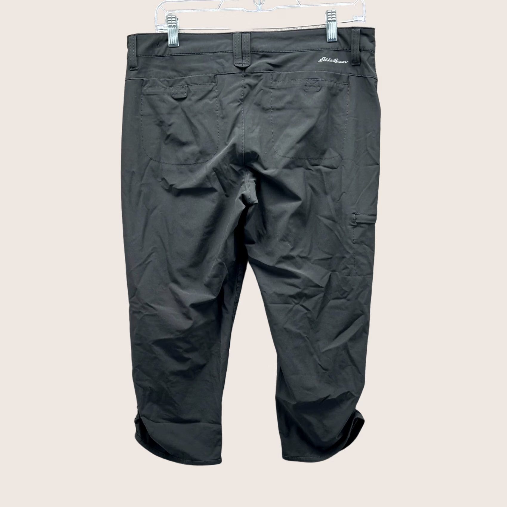 Eddie Bauer Eddie Bauer Pants Womens 8 Black Capri Lightweight Stretch Outdoor Hiking Size 30" / US 8 / IT 44 - 1 Thumbnail