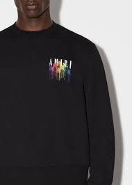 Amiri o1gr1nt1124 MA Drip Collage Crewneck Sweatshirt in Black Size US S / EU 44-46 / 1 - 5 Thumbnail