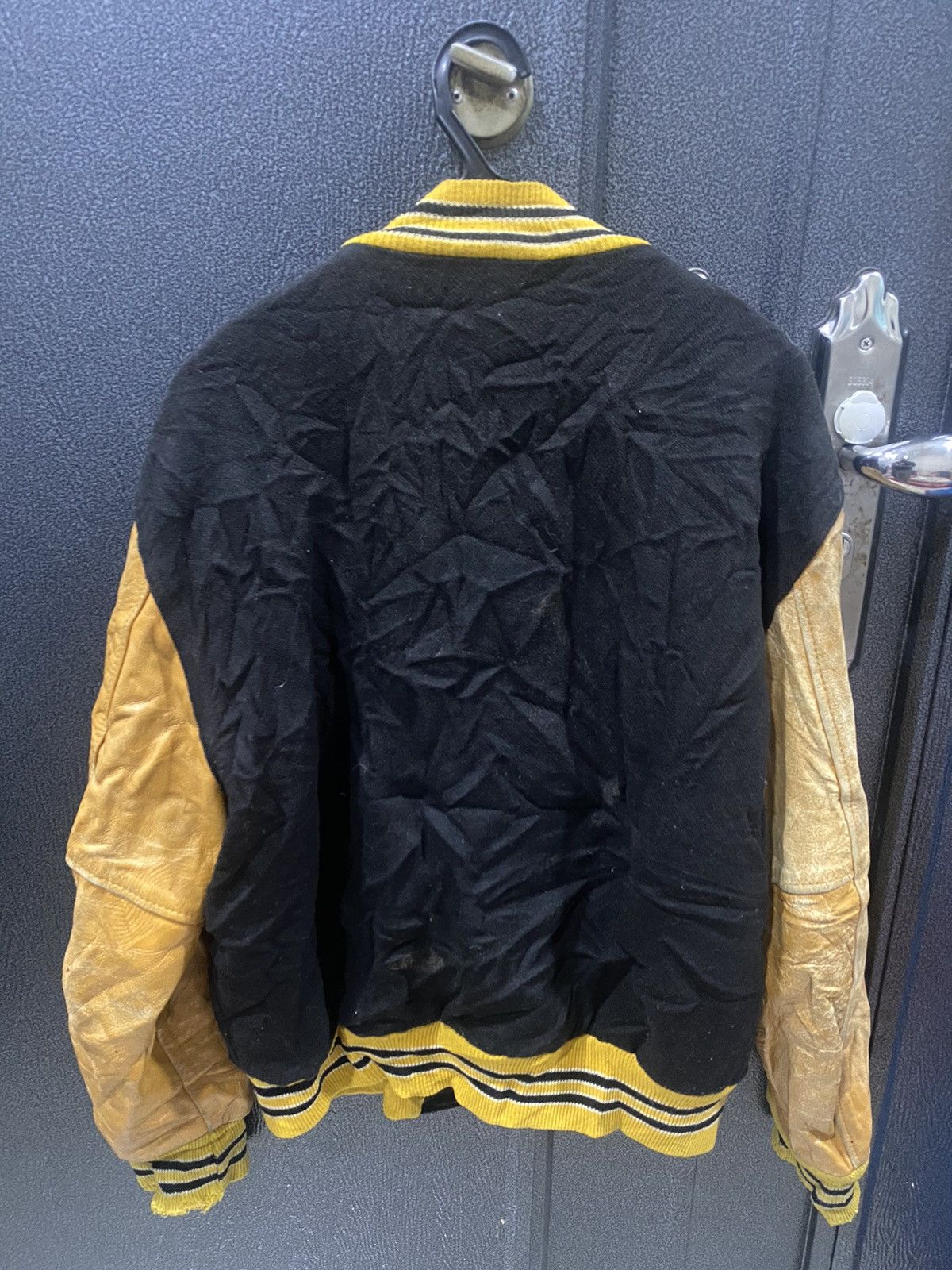 Holloway × Vintage Vintage 80s Holloway Collage Varsity Jacket Size US XL / EU 56 / 4 - 4 Thumbnail