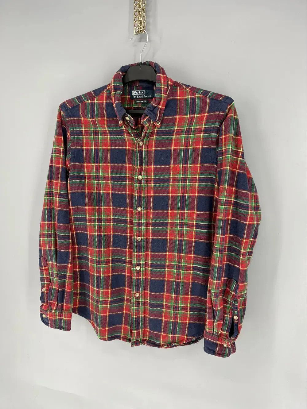 Polo Ralph Lauren Vintage Flannel Polo Raplh Lauren Plaid Shirt Travis style Size US S / EU 44-46 / 1 - 3 Thumbnail
