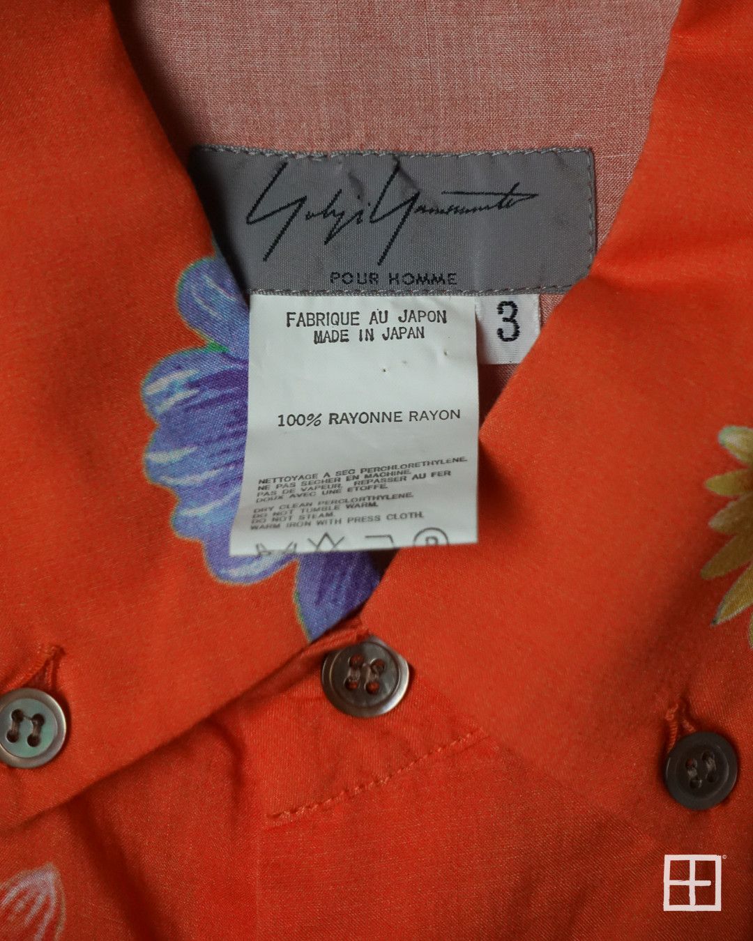 Yohji Yamamoto Yohji Yamamoto Pour Homme SS02 Flowers Printed Shirt Size US L / EU 52-54 / 3 - 3 Thumbnail