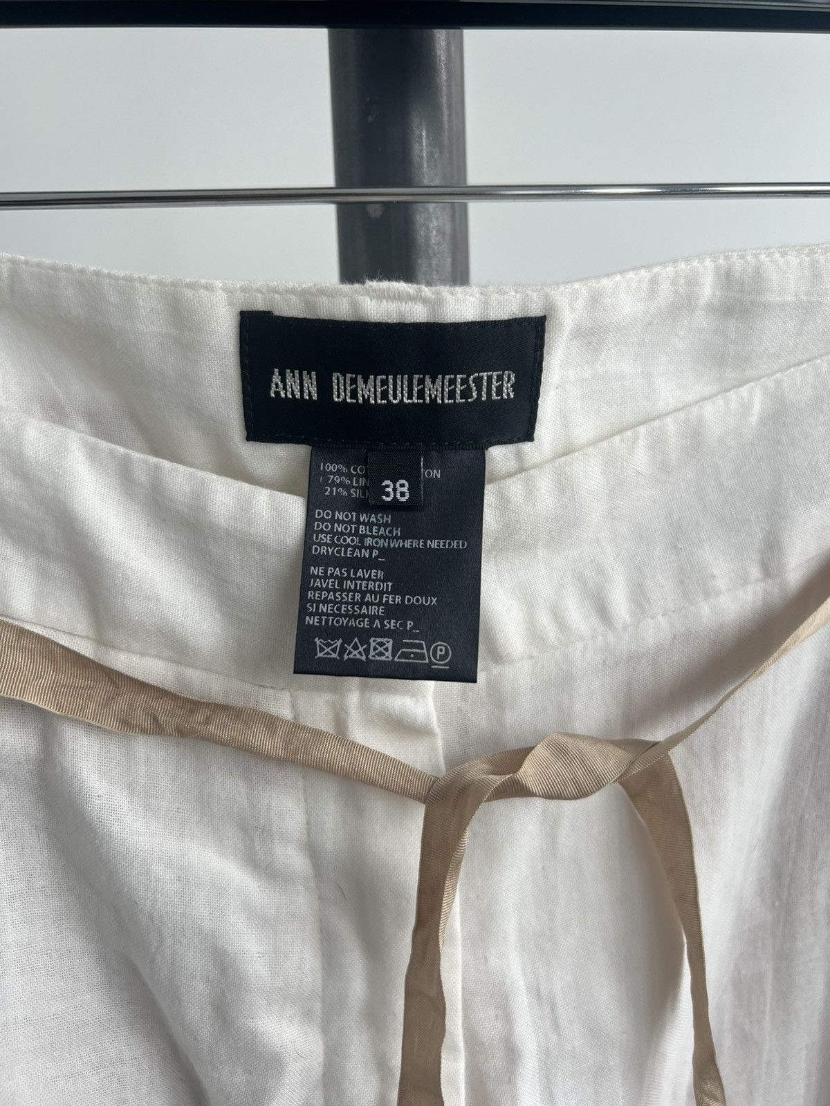 Ann Demeulemeester SS19 Wide Trousers Size 27" / US 4 / IT 40 - 4 Thumbnail