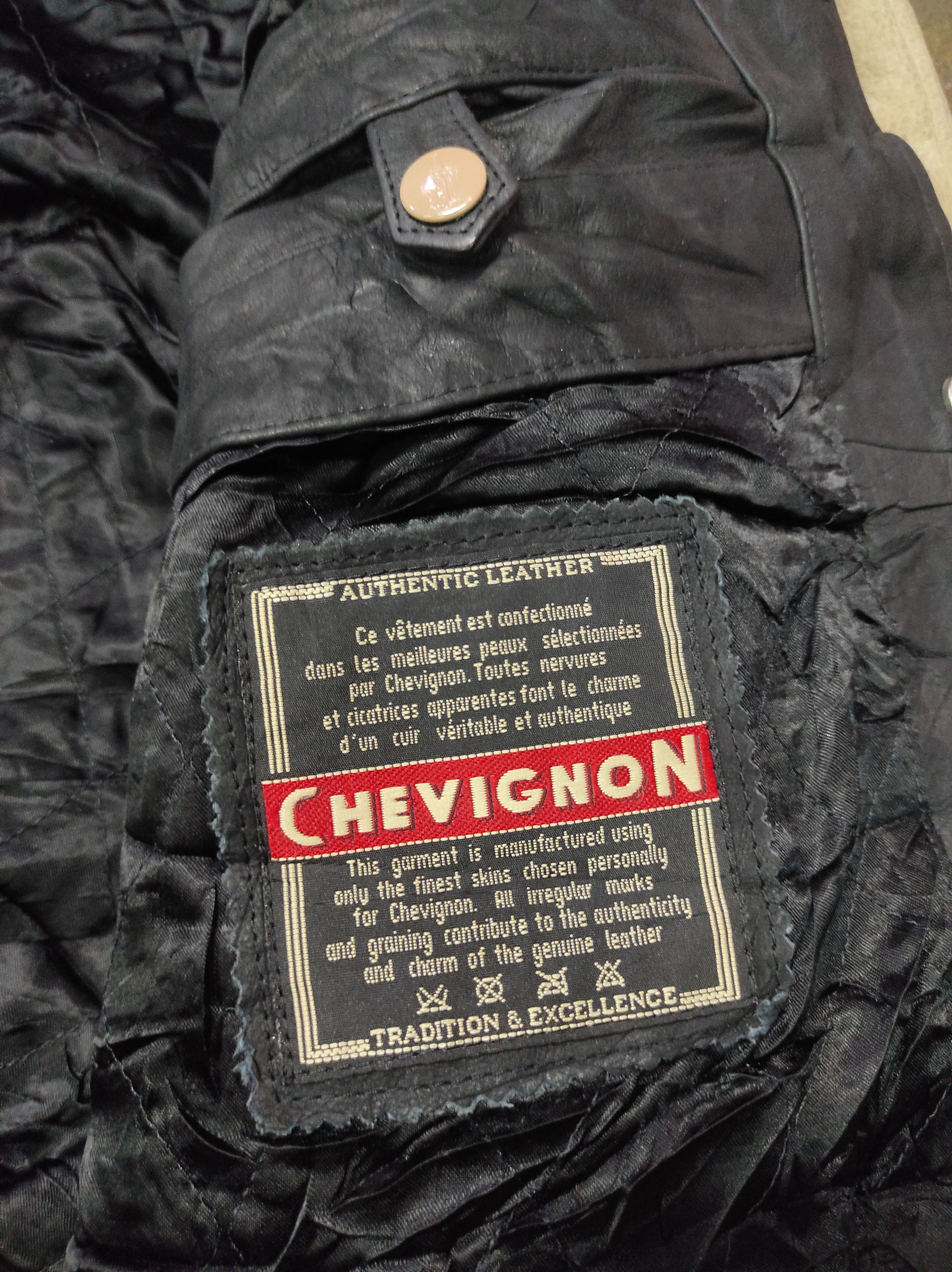Chevignon CHEVIGNON FULL LEATHER VARSITY JACKET Size US M / EU 48-50 / 2 - 9 Thumbnail