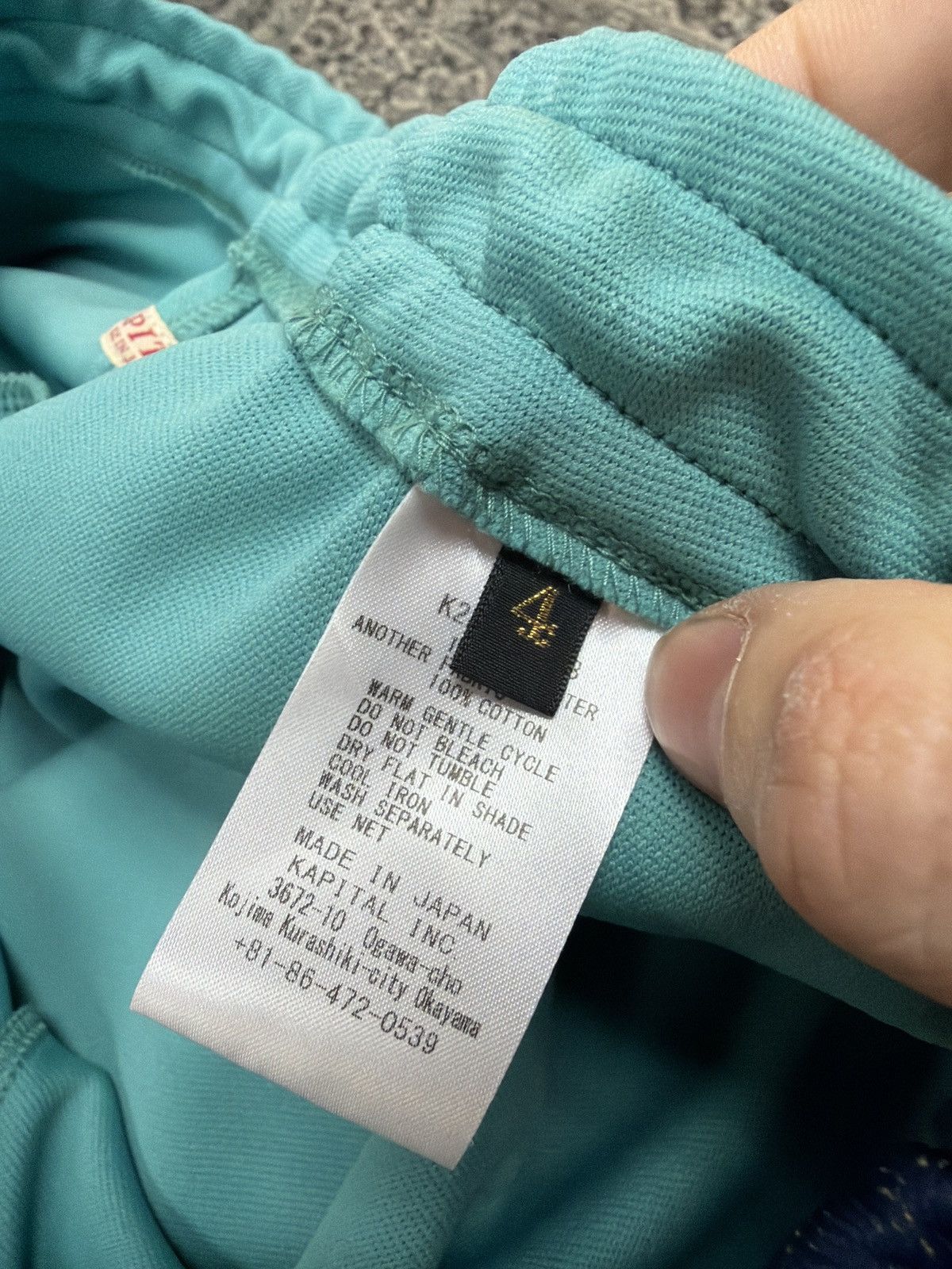 Kapital Kapital stantman track pants teal gold Size US 36 / EU 52 - 4 Thumbnail