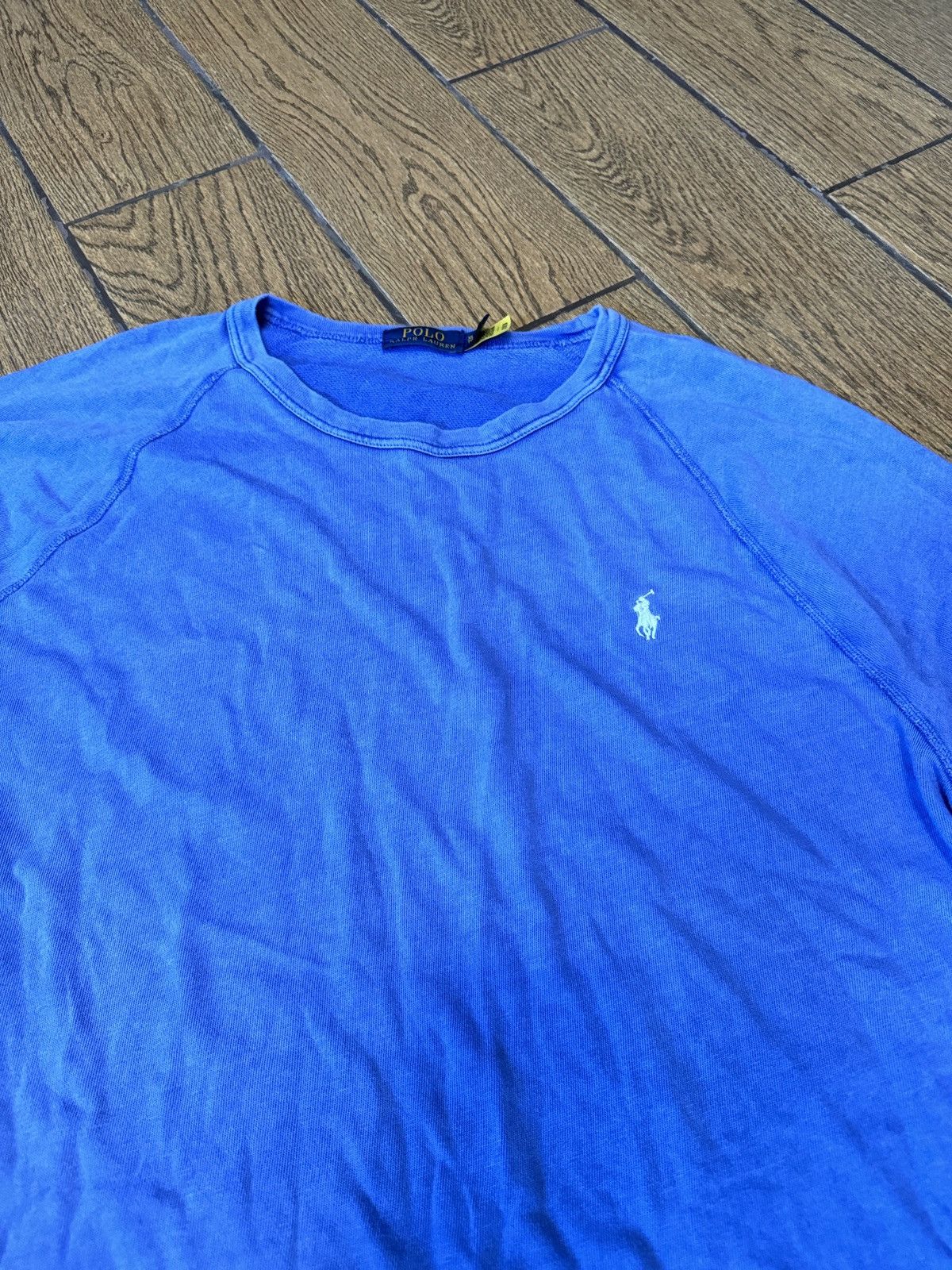 Japanese Brand × Polo Ralph Lauren Vintage Polo Ralph Lauren distressed cotton sweatshirt Size US XL / EU 56 / 4 - 4 Thumbnail