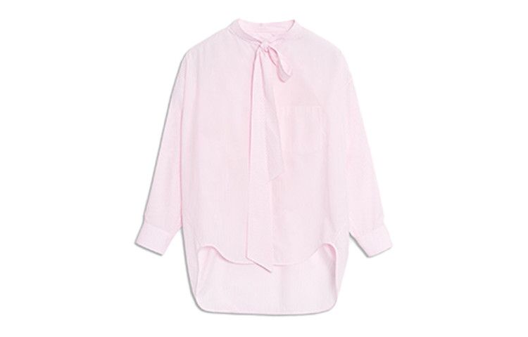 Balenciaga o1mt1gz1124 New Swing Shirt in Pink Size XL / US 12-14 / IT 48-50 - 1 Thumbnail