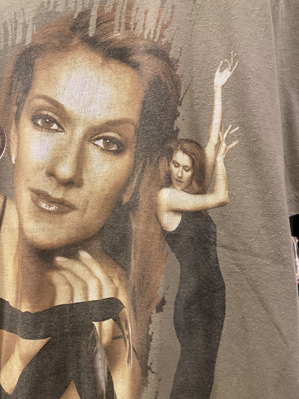 Band Tees Vintage 90s Celine Dion T-Shirt Size US XL / EU 56 / 4 - 3 Thumbnail