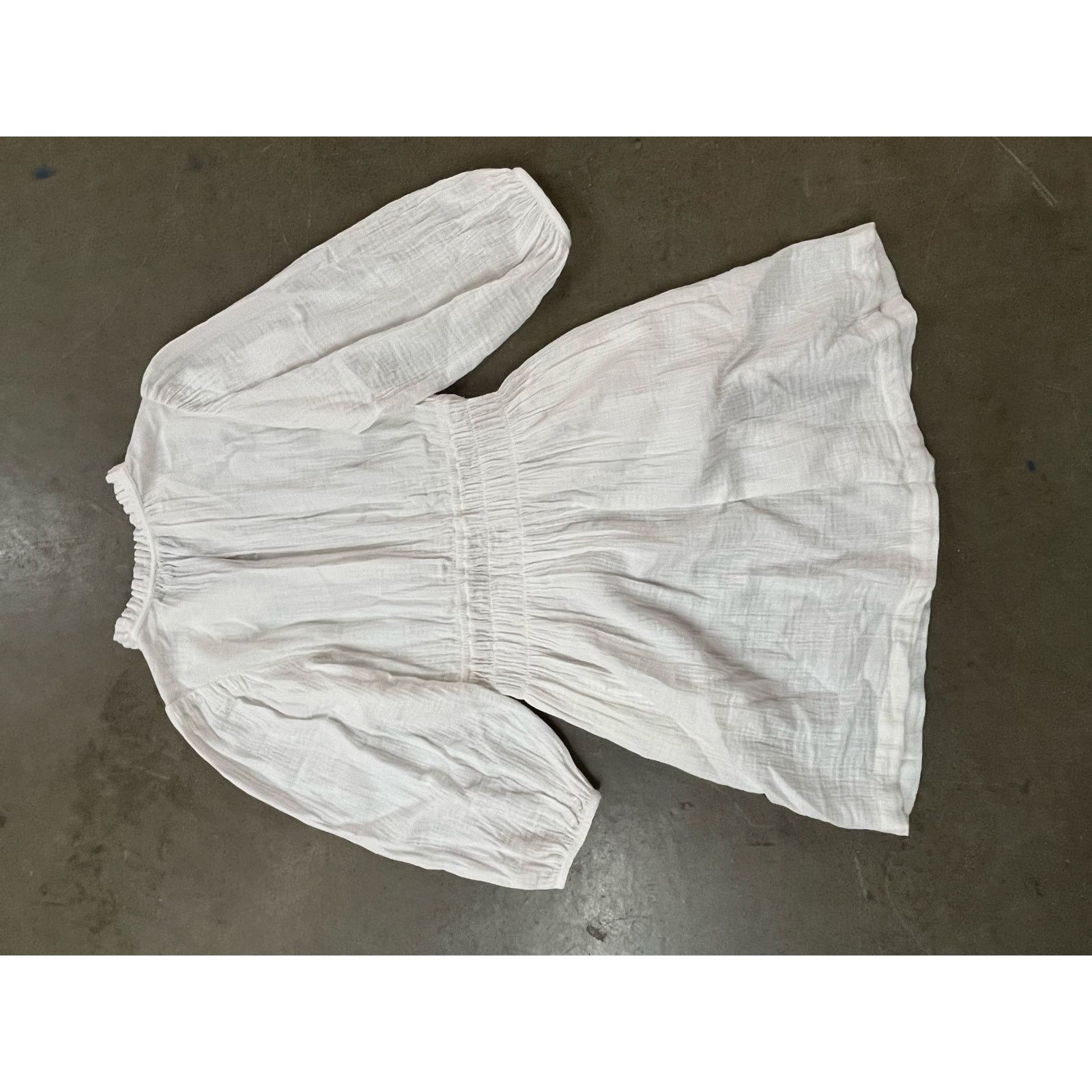 Gap Gap Women - Crinkle Gauze Mini Dress / S / White / NWOT Size S / US 4 / IT 40 - 2 Thumbnail