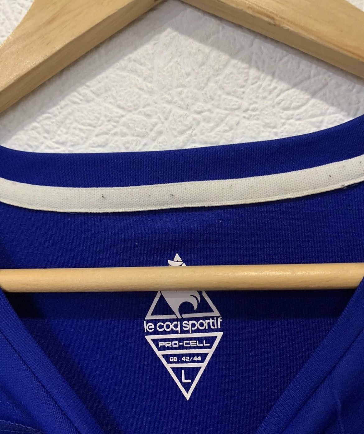 Le Coq Sportif EVERTON LE COQ SPORTIF 2010/2011 HOME KIT SOCCER JERSEY Size US L / EU 52-54 / 3 - 4 Thumbnail