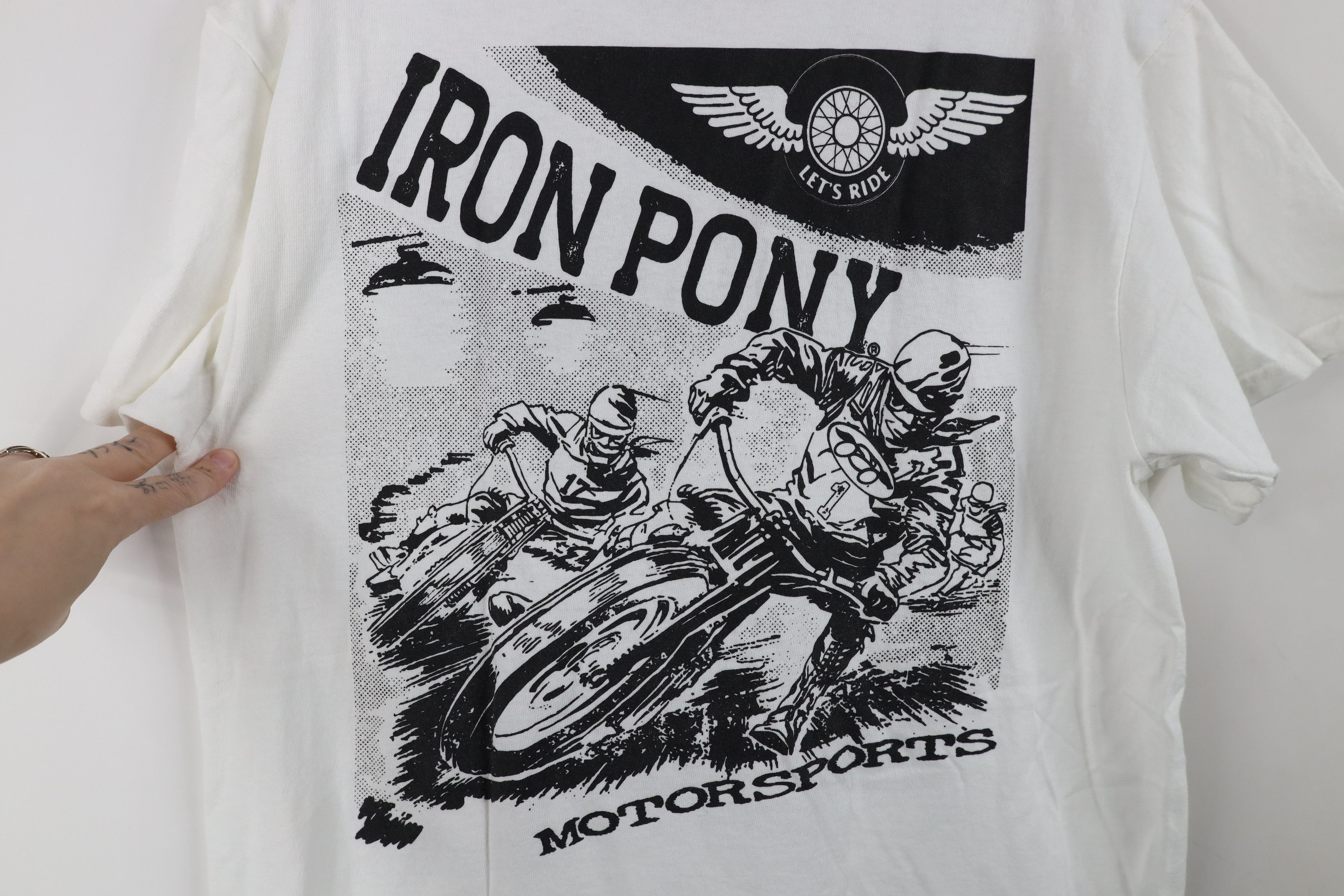 Vintage Vintage Streetwear Iron Pony Motorsports Racing T-Shirt Size US M / EU 48-50 / 2 - 8 Thumbnail