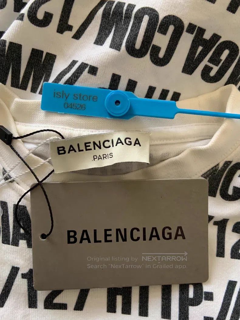 Balenciaga Balenciaga Fully Printed Alphabet T-Shirt Size US M / EU 48-50 / 2 - 5 Thumbnail