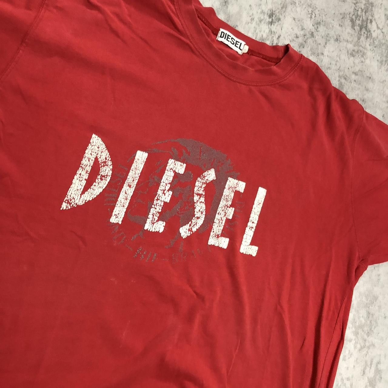 Diesel Diesel vintage red T-shirt boxy Size US XL / EU 56 / 4 - 2 Thumbnail