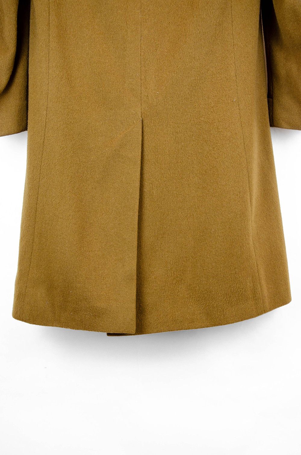 Burberry Burberrys Camel Single Breasted Wool Overcoat – UK 12 Size M / US 6-8 / IT 42-44 - 8 Thumbnail