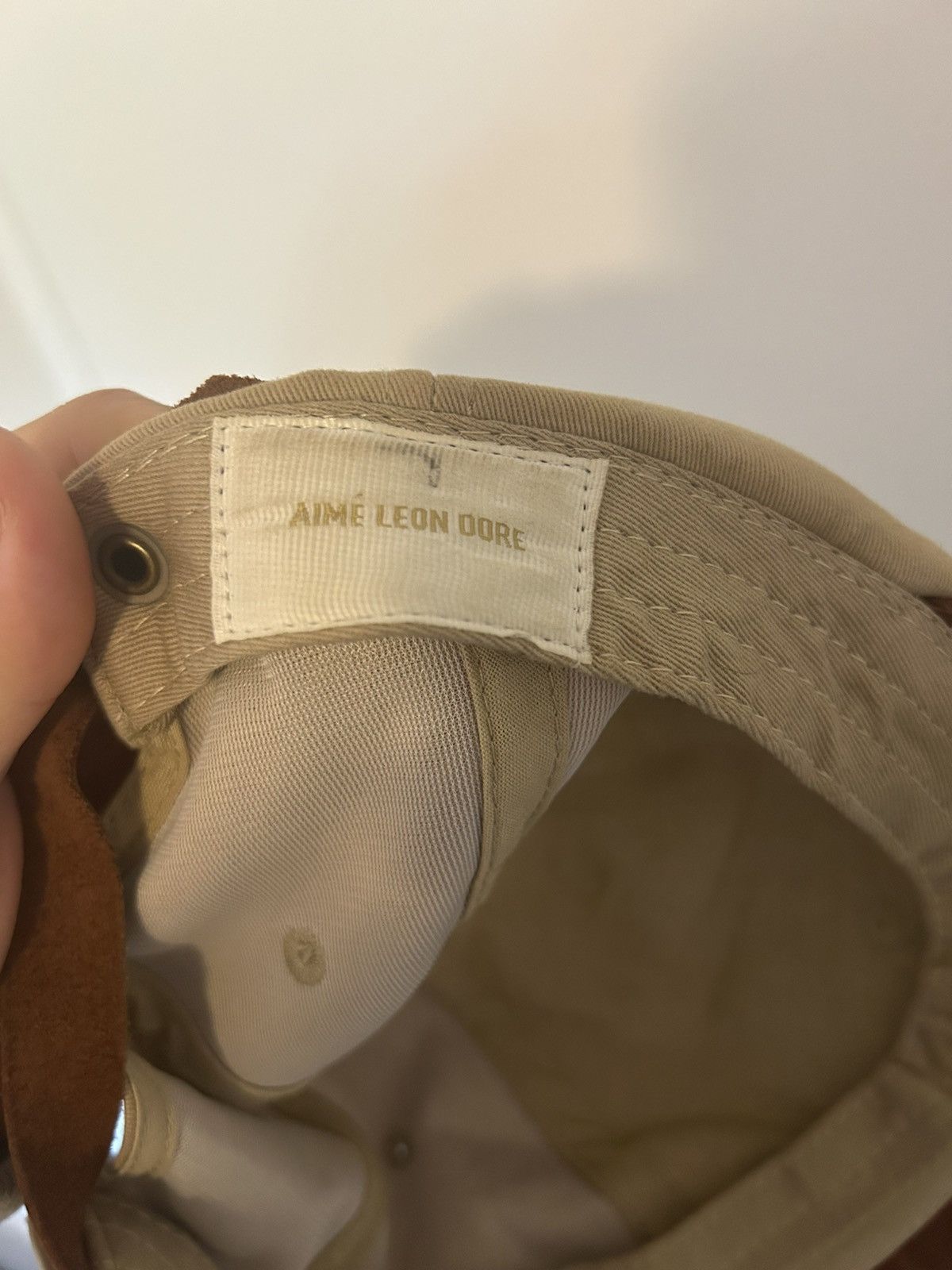 Aime Leon Dore Leather brim hat Size ONE SIZE - 6 Thumbnail