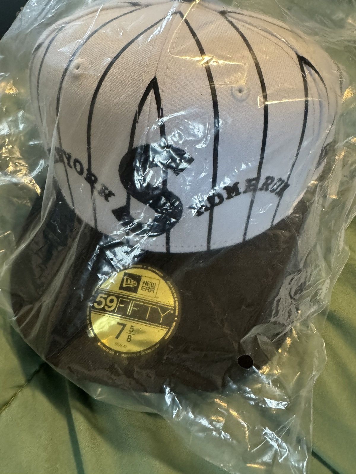 Supreme SUPREME/HOMERUN S LOGO NEW ERA - Stripe 7 5/8 Size ONE SIZE - 6 Thumbnail