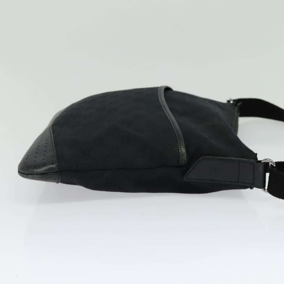 Gucci GUCCI GG Canvas Shoulder Bag Black Silver Size ONE SIZE - 5 Thumbnail