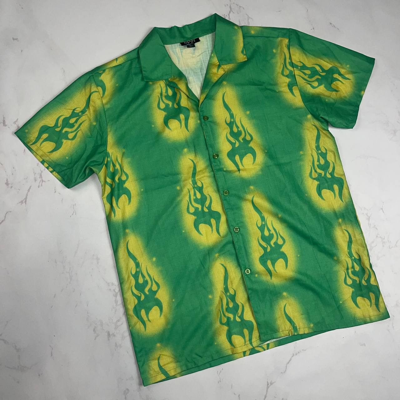 Vintage Vintage Shirt tribal fire Man Crazy Shirt L Size Size US L / EU 52-54 / 3 - 2 Thumbnail