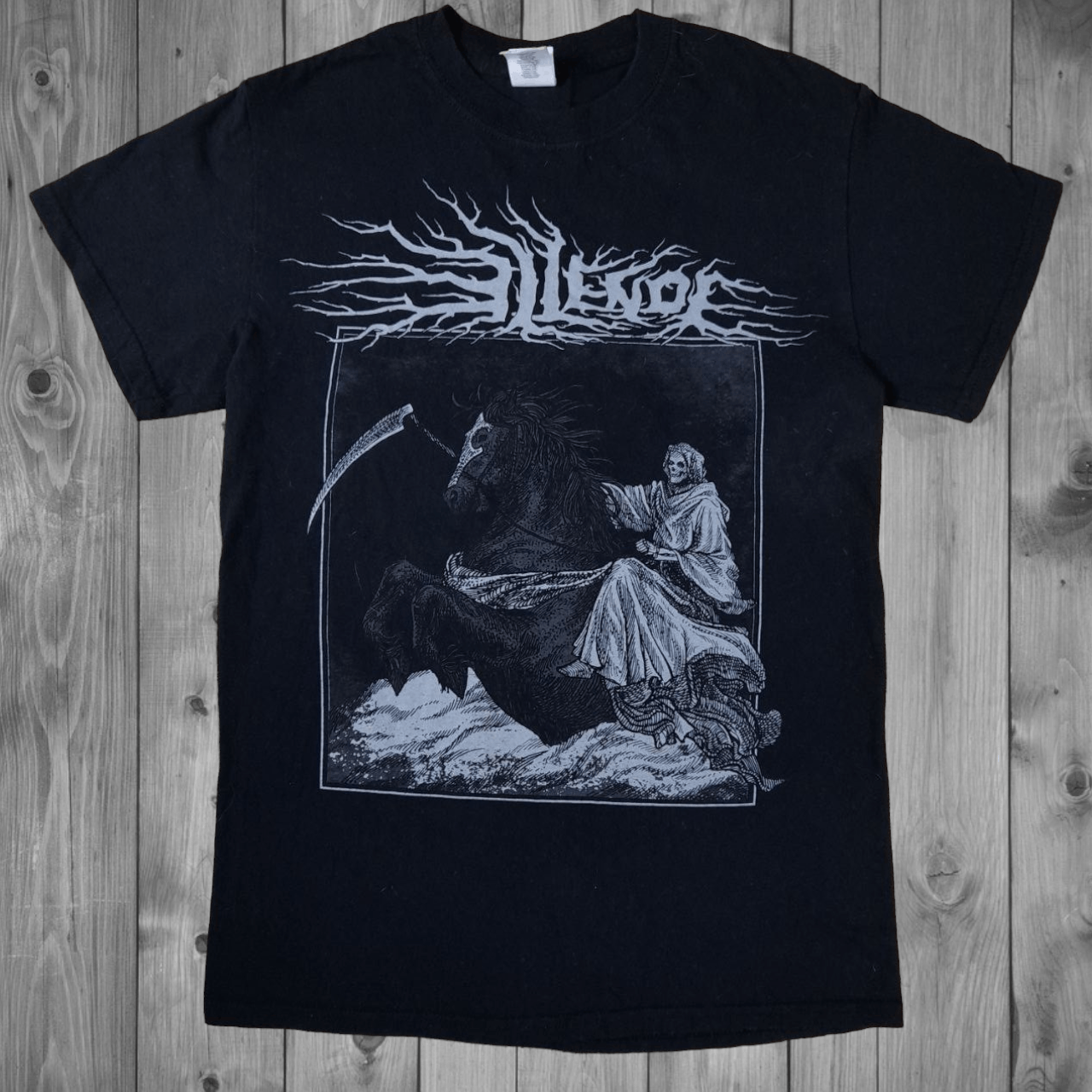 Band Tees Vintage Death Angelon T-Shirt Black Skeleton Skull VTG Size US S / EU 44-46 / 1 - 1 Thumbnail