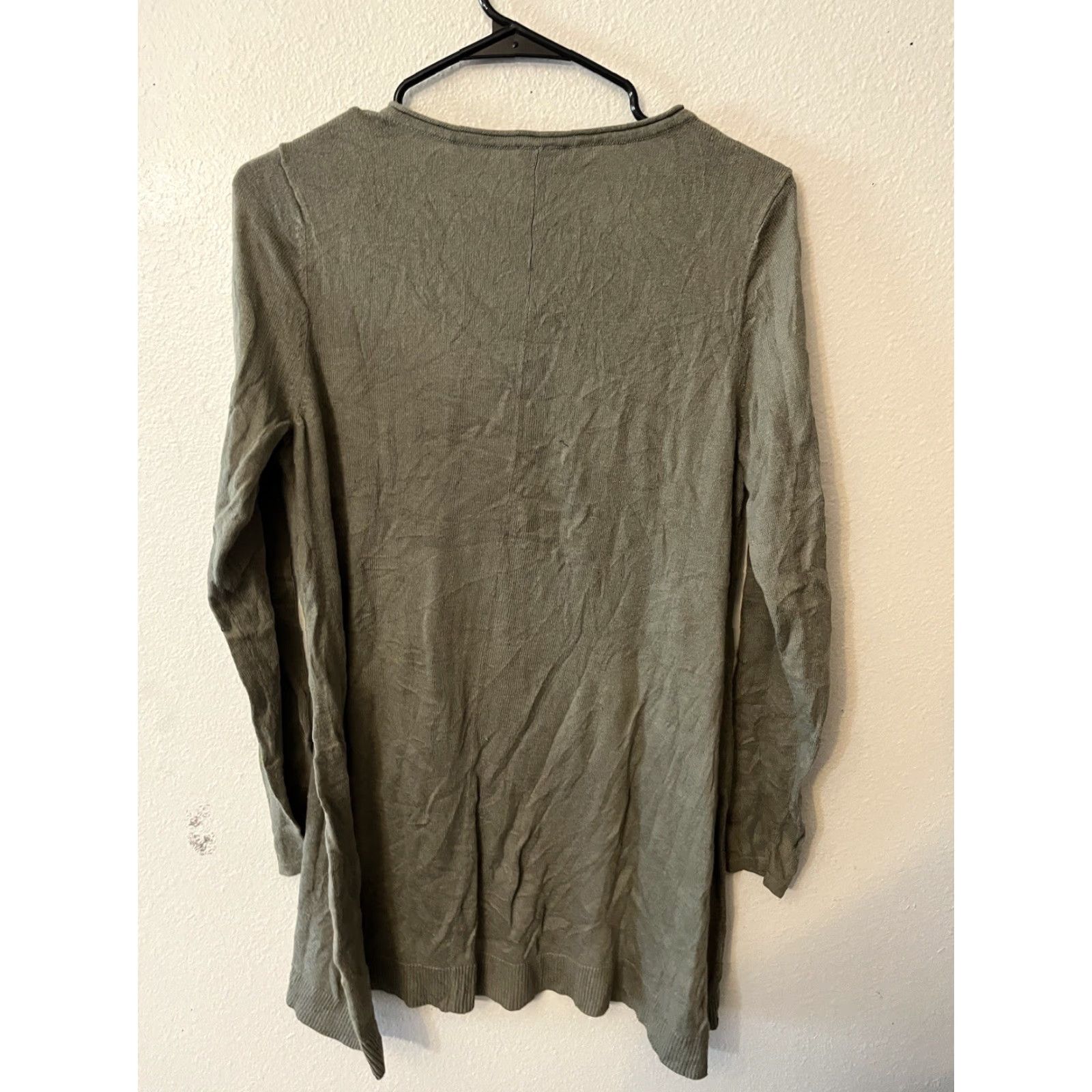 Vintage Chicos Sweater Women Long Sleeve Light V-Neck Gray Size 0 Size XS / US 0-2 / IT 36-38 - 3 Thumbnail