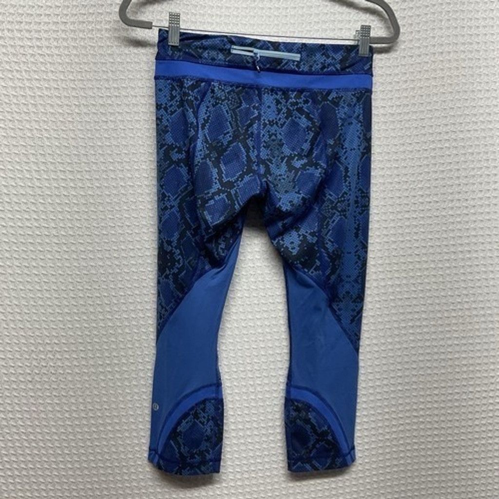 Lululemon Lululemon InspireCapri Mini Ziggy Snake Pipe Leggings Women6 Size 28" / US 6 / IT 42 - 6 Thumbnail